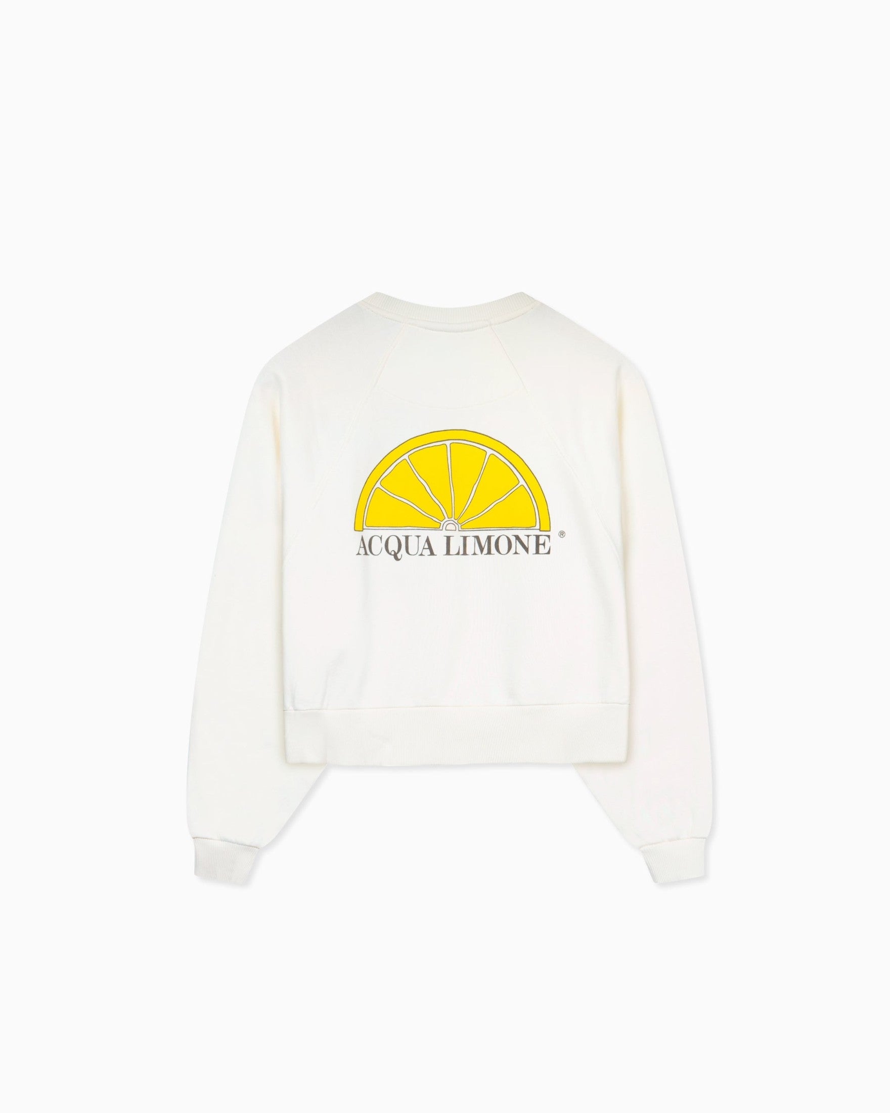 Cropped Ivy Sweater - Off White - Acqua Limone