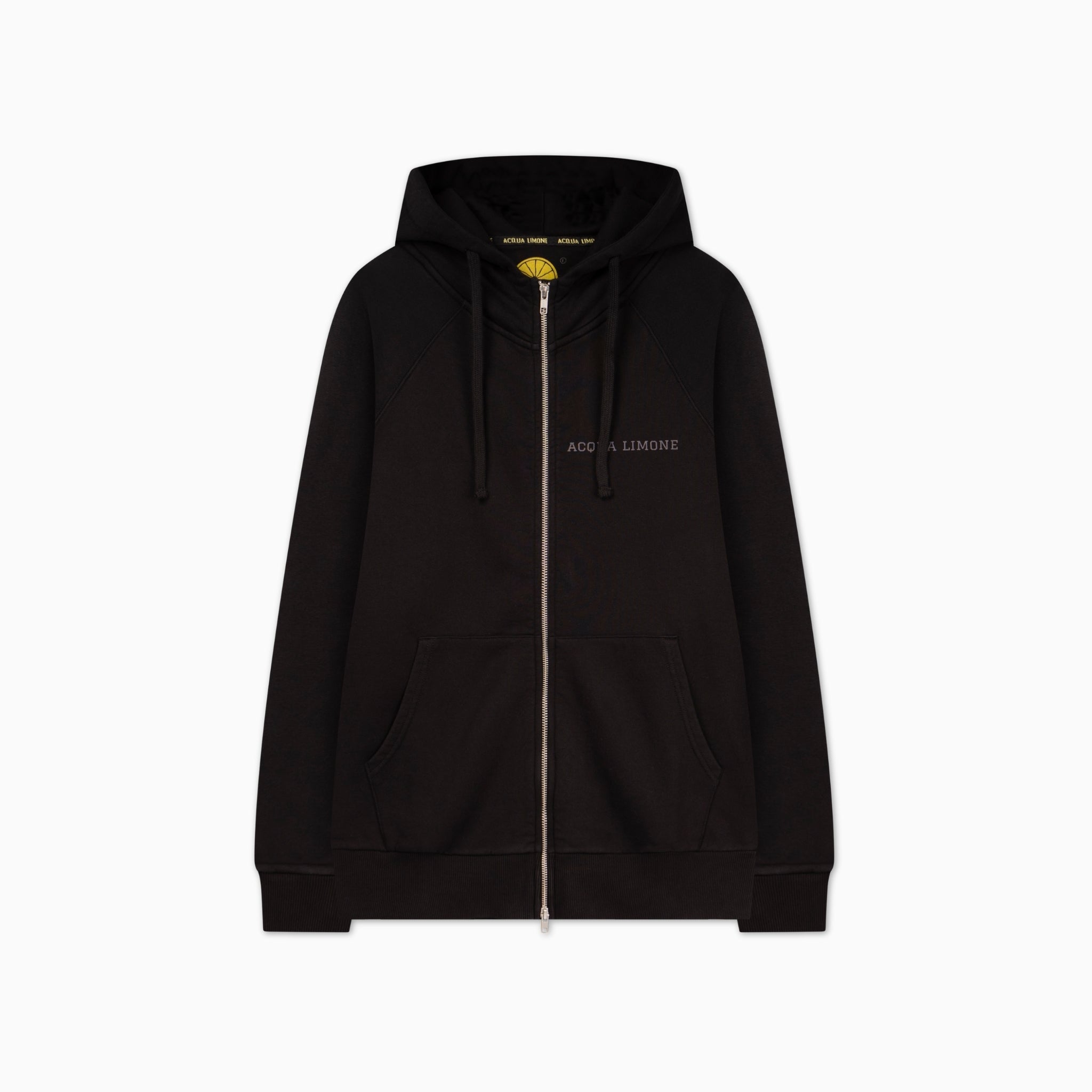 Ivy Zip Hoodie - Black