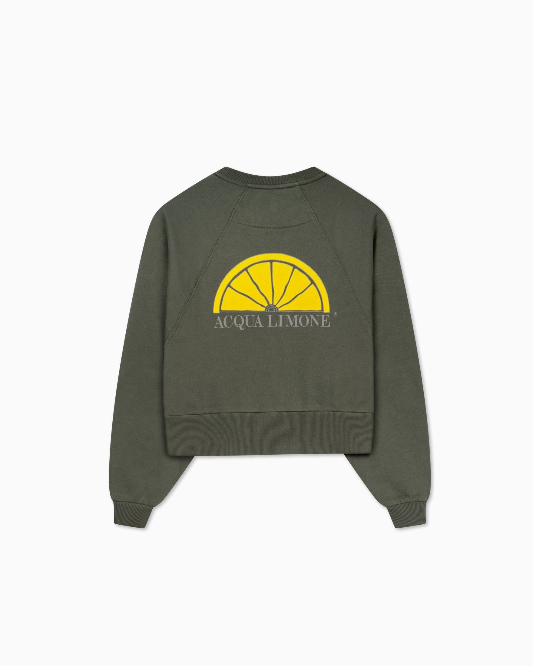 Cropped Ivy Sweater - Forest Green - Acqua Limone