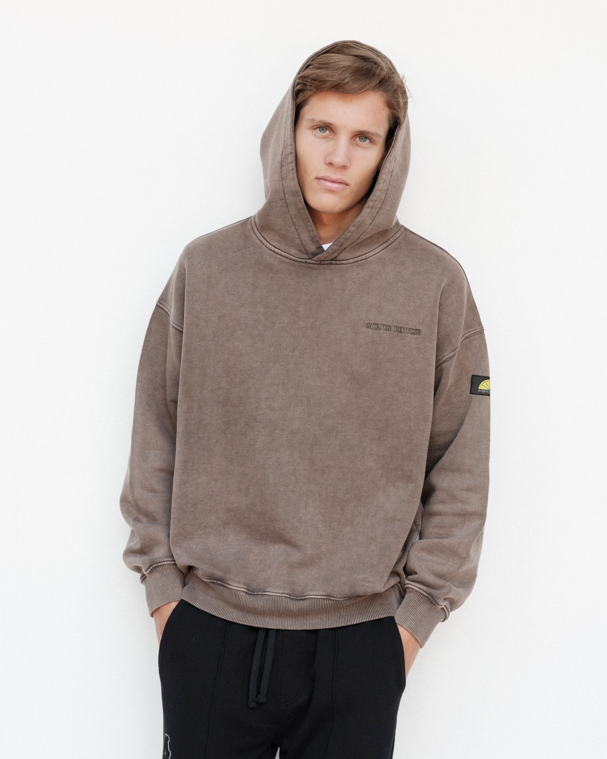 Washed Hoodie - Nut Brown