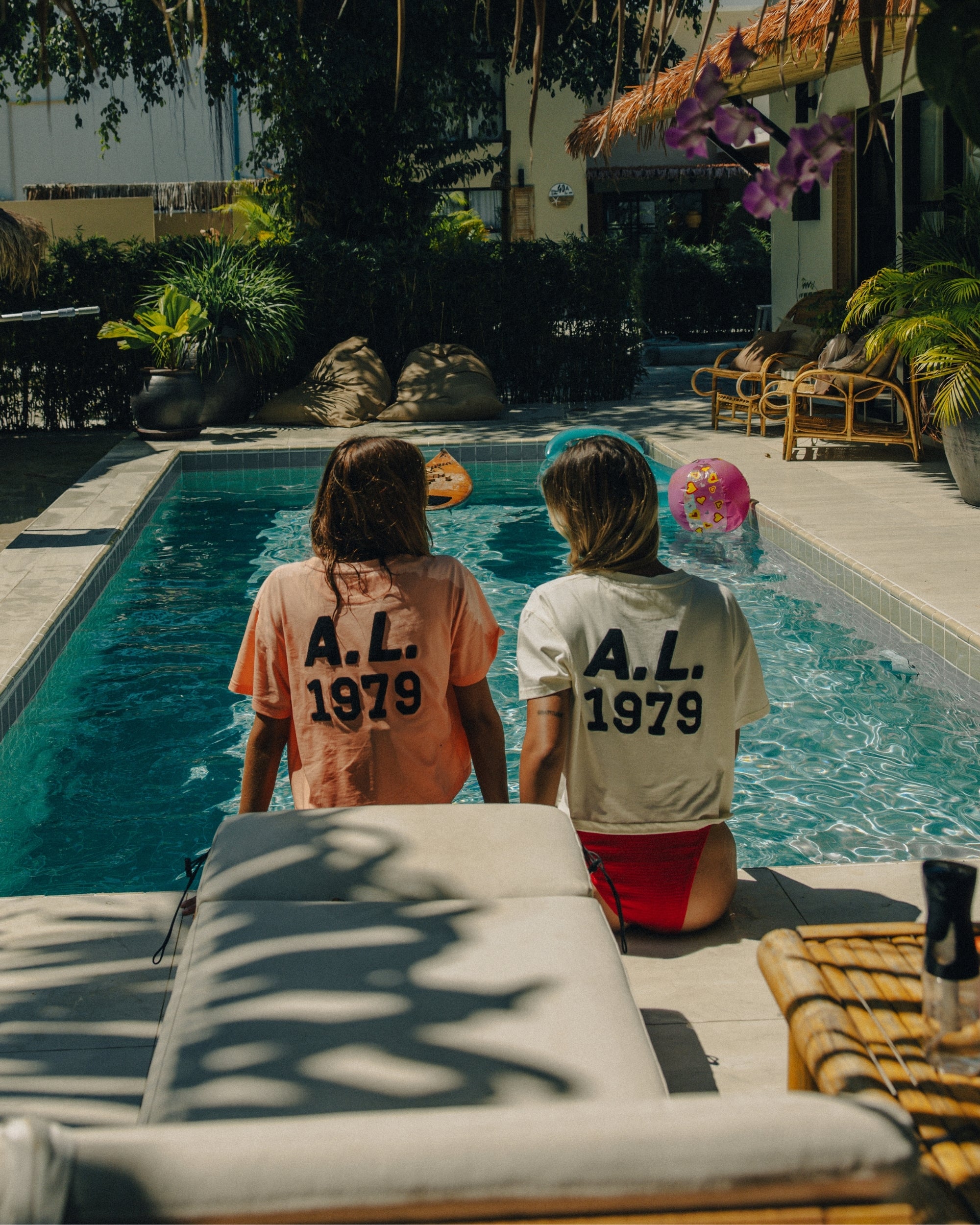 Cropped Heavy Tee - Peach - Acqua Limone