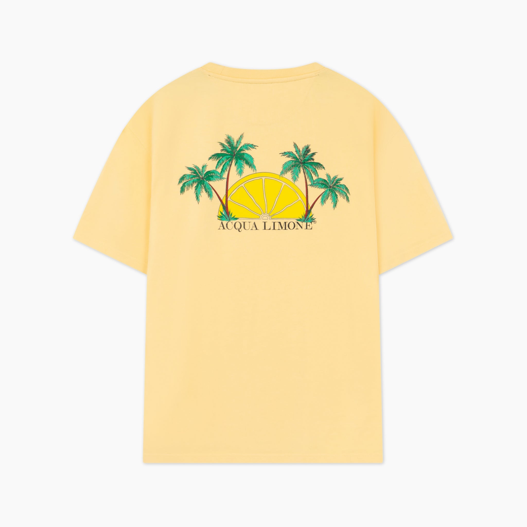 Heavy Tee Palm Tree - Warm Yellow - Acqua Limone