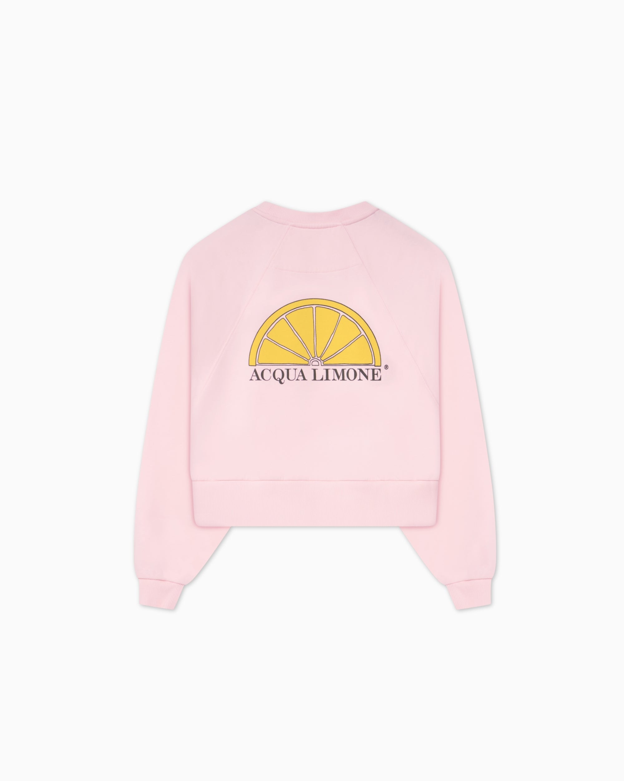 Cropped Sweater - Pale Pink - Acqua Limone