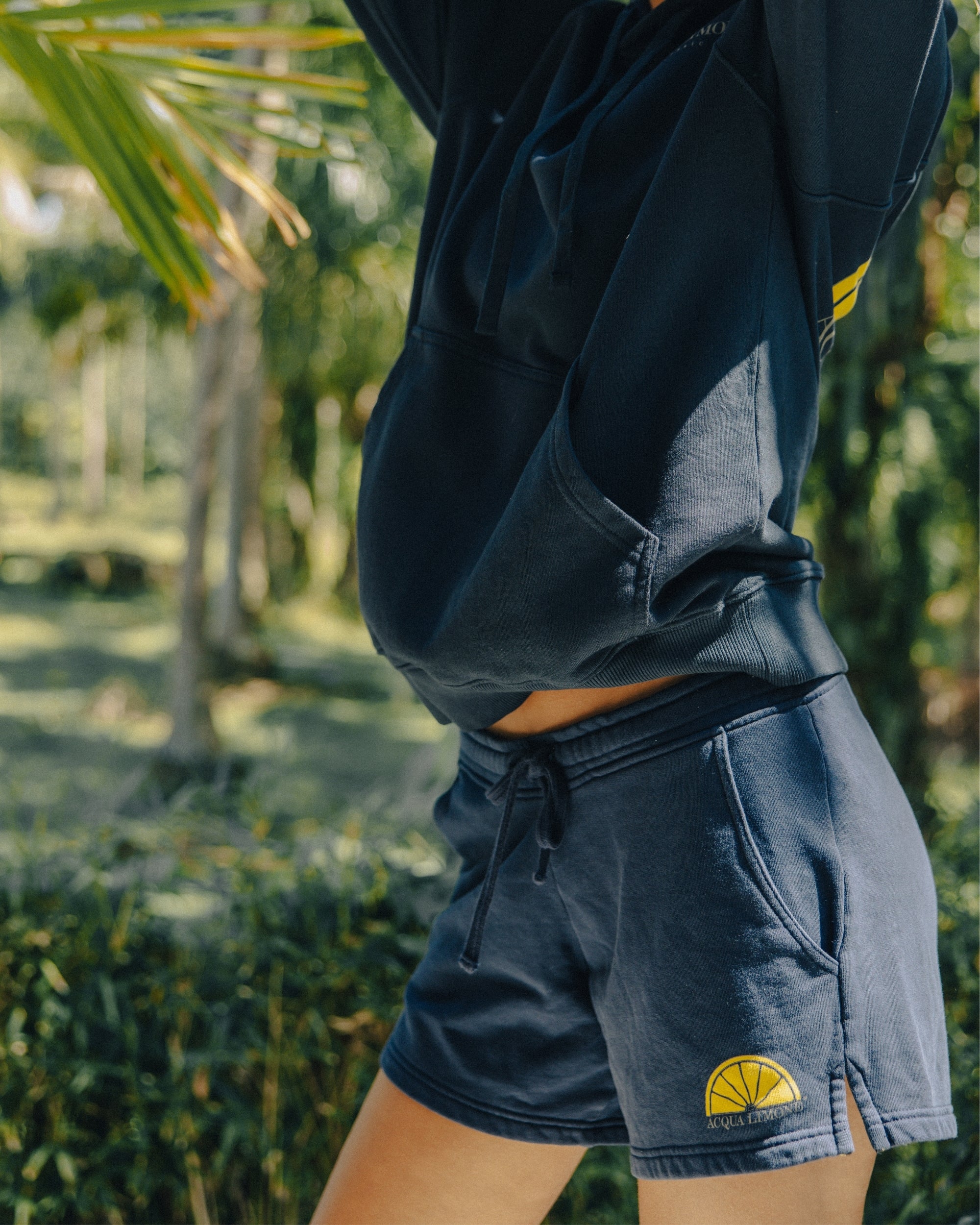 Donna Sweatshorts - Navy - Acqua Limone