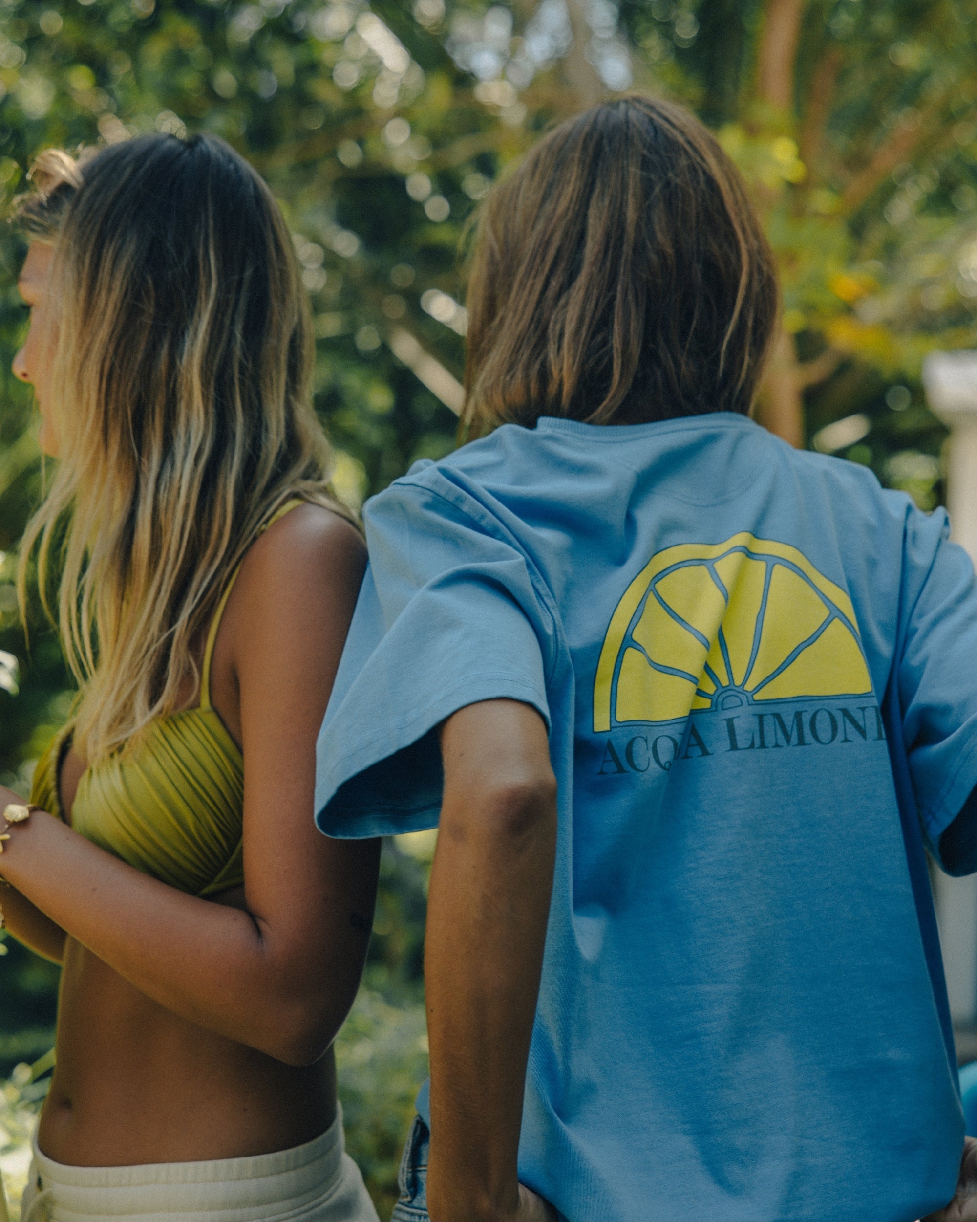 Heavy Tee - Corn Blue - Acqua Limone