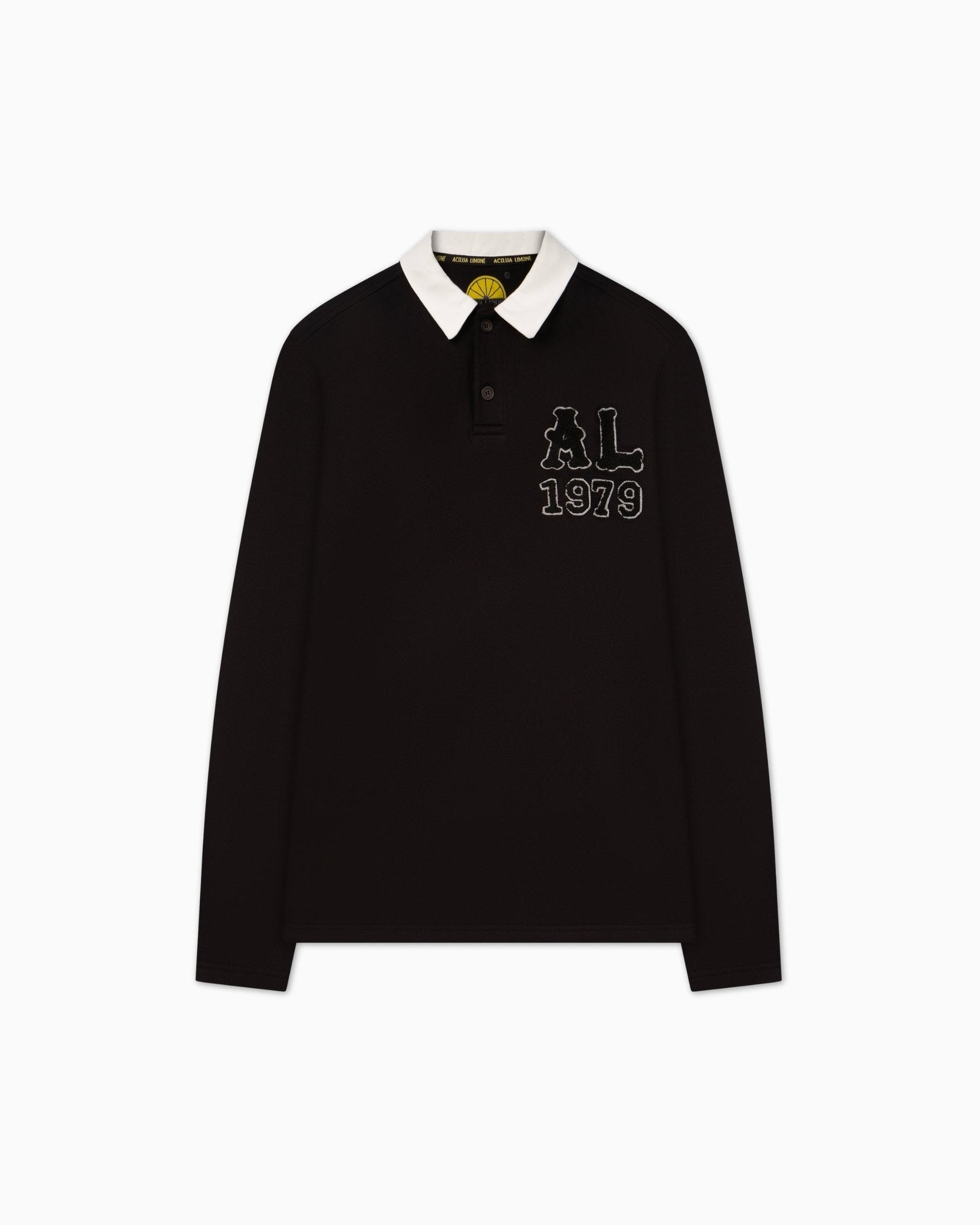 Polo Ivy Sweater - Black - Acqua Limone
