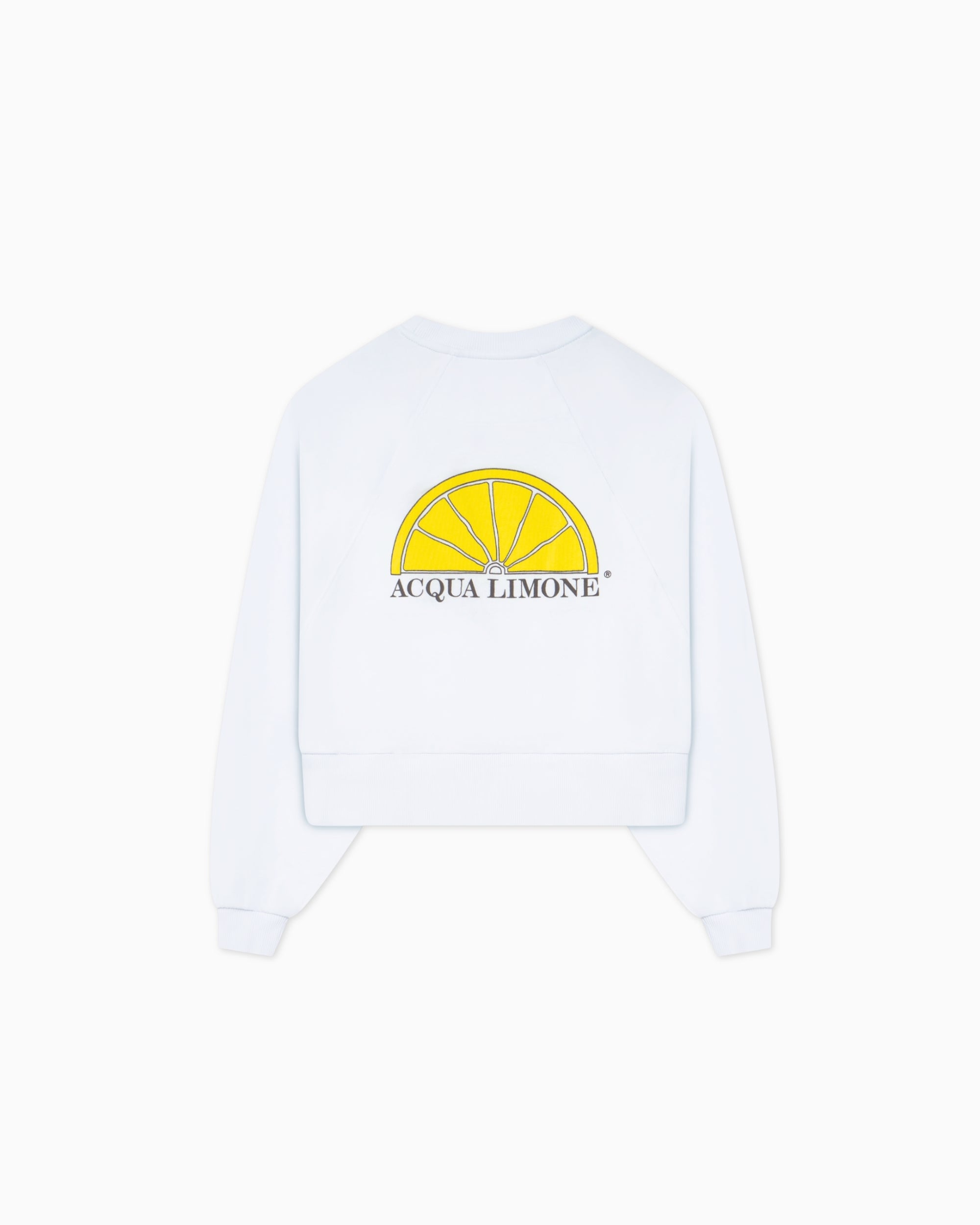 Cropped Sweater - White - Acqua Limone
