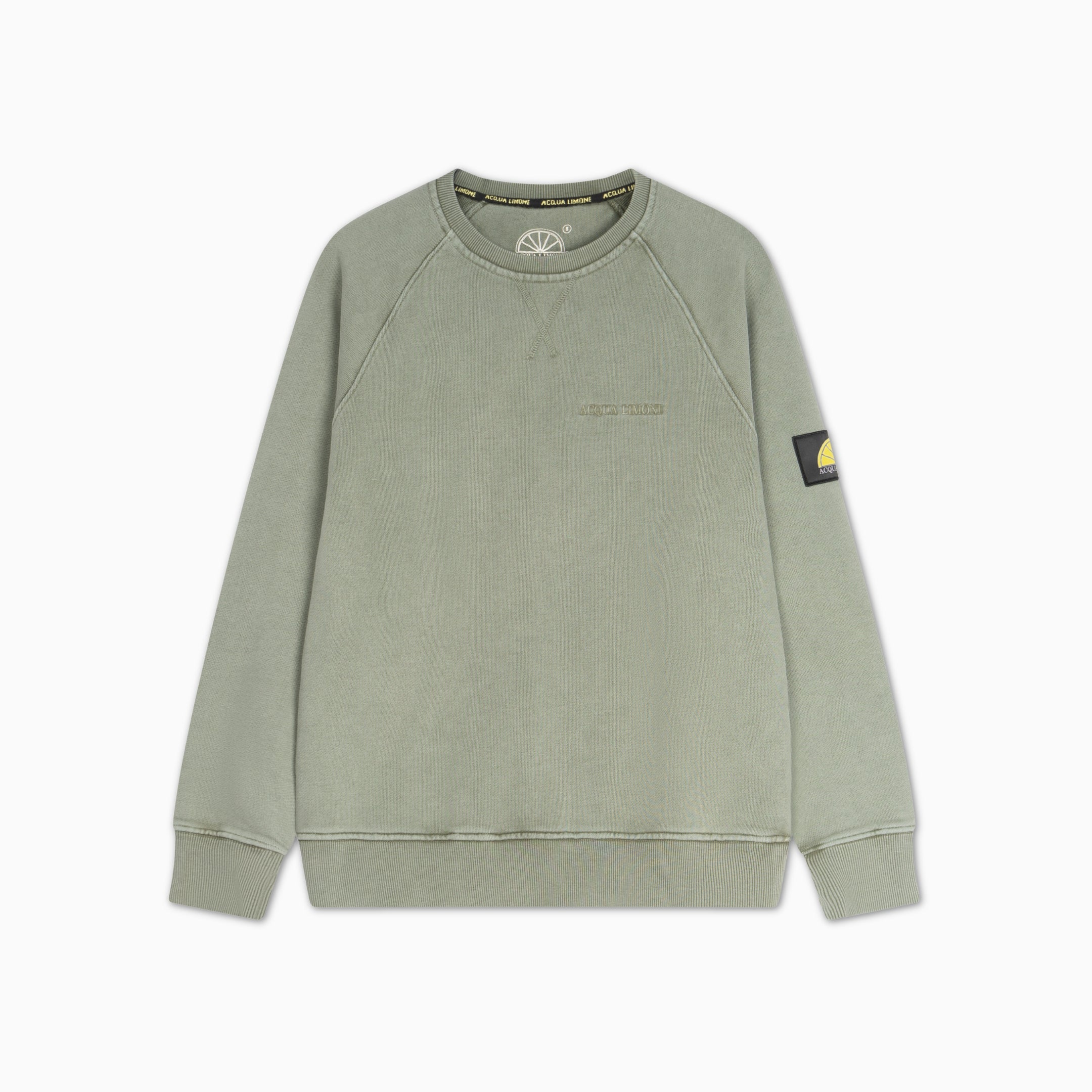 Washed College - Olive Green - Acqua Limone