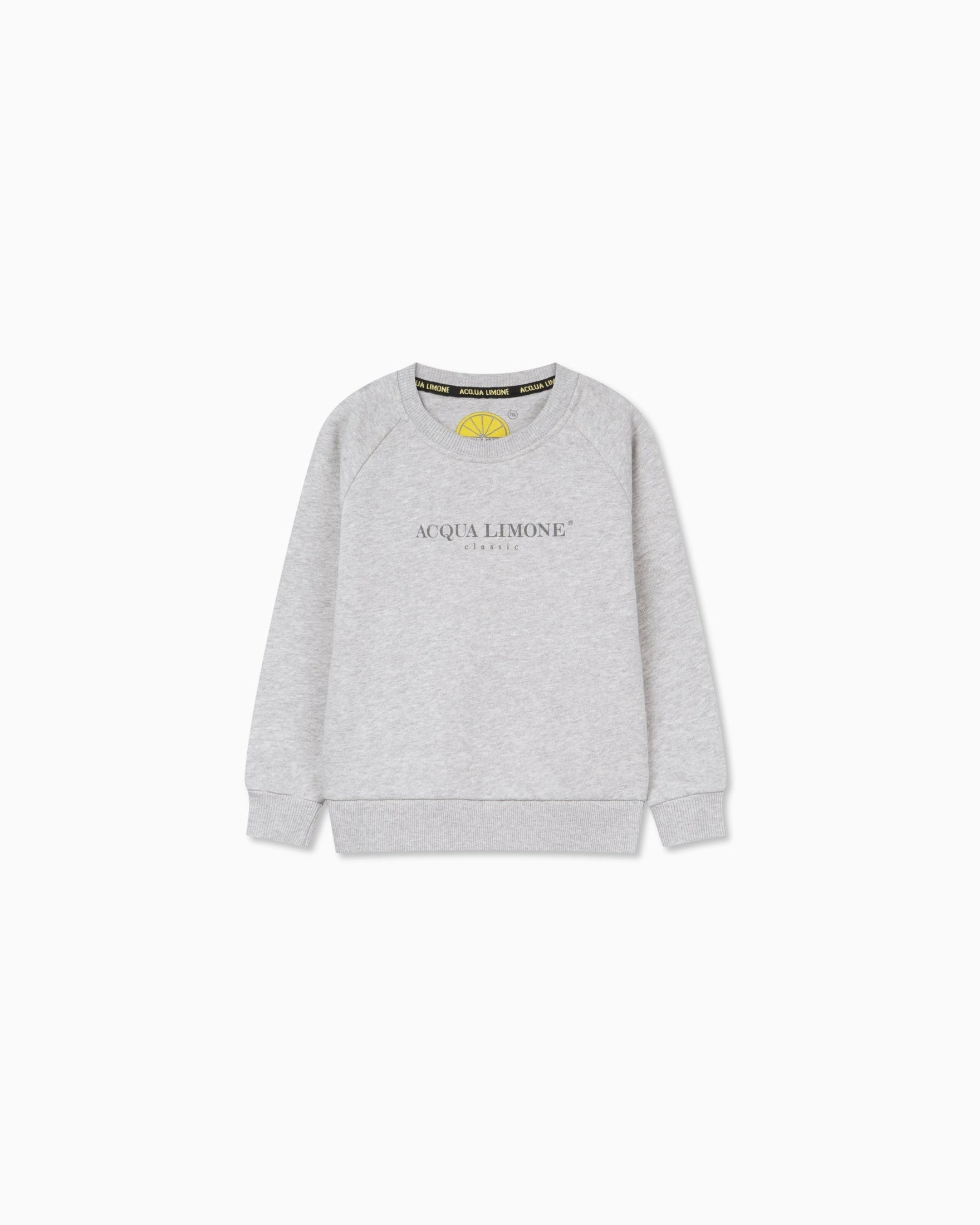 Kids College Sweatshirt – American Grey - Acqua Limone
