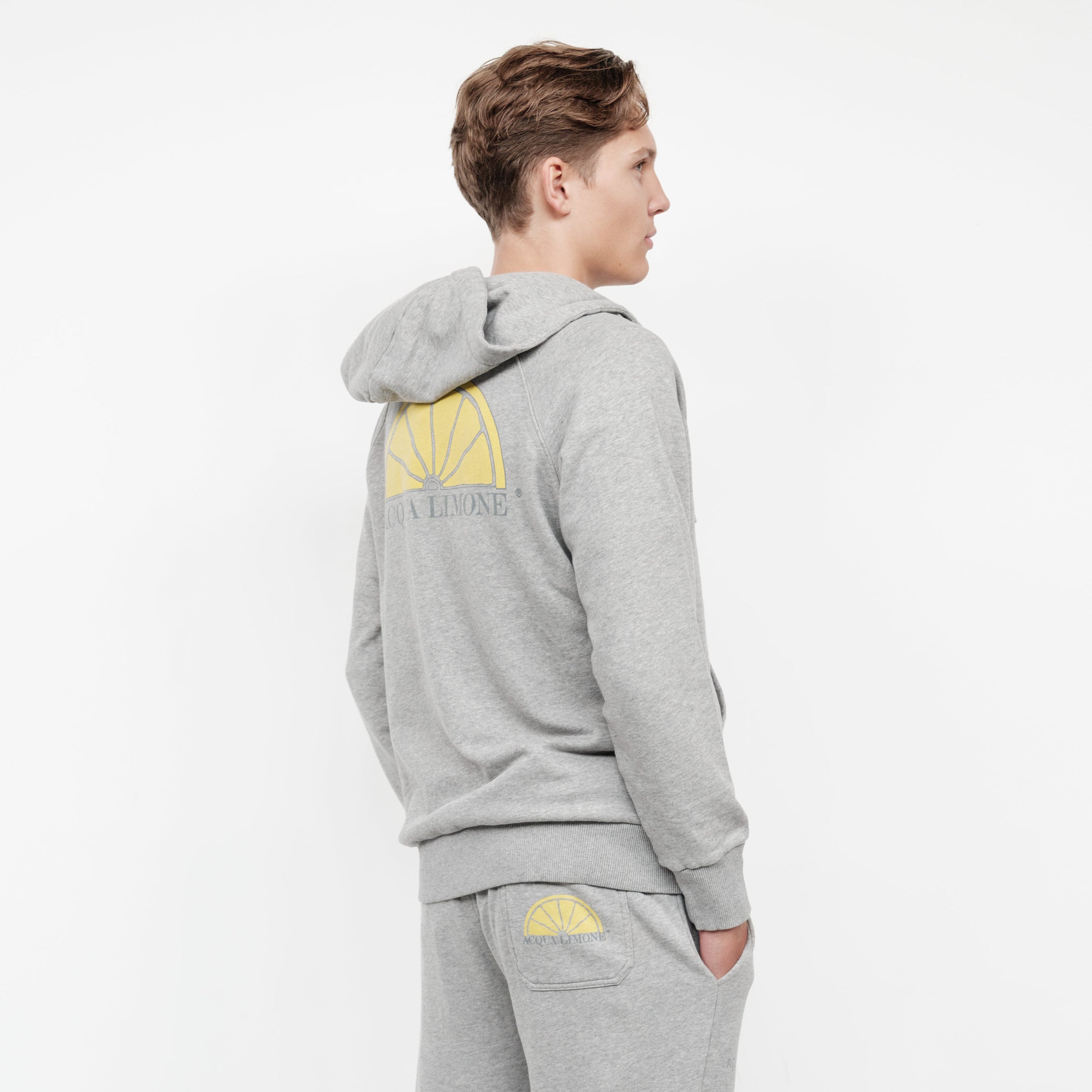 Ivy Zip Hoodie - American Grey