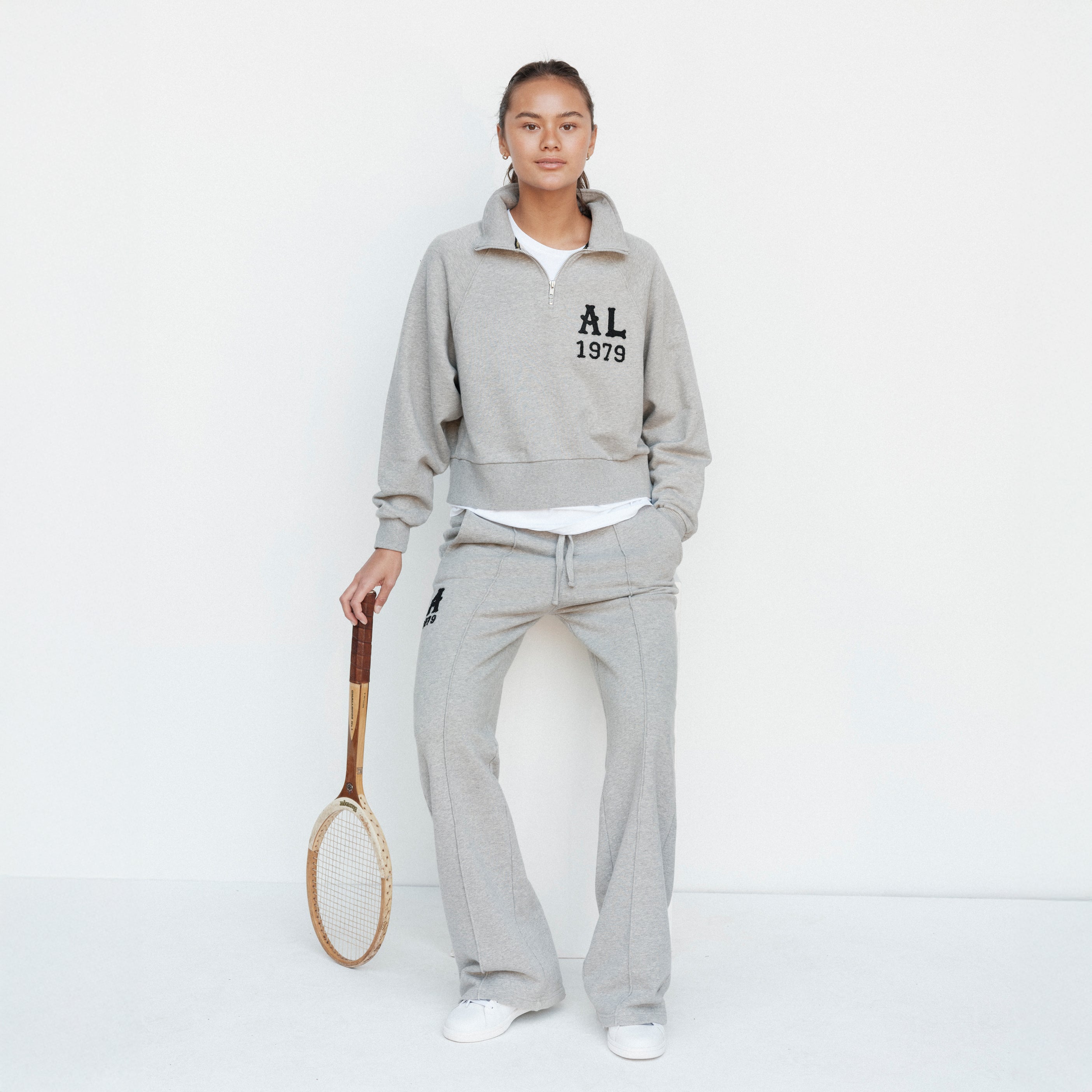 Ivy Track Pants - American Grey