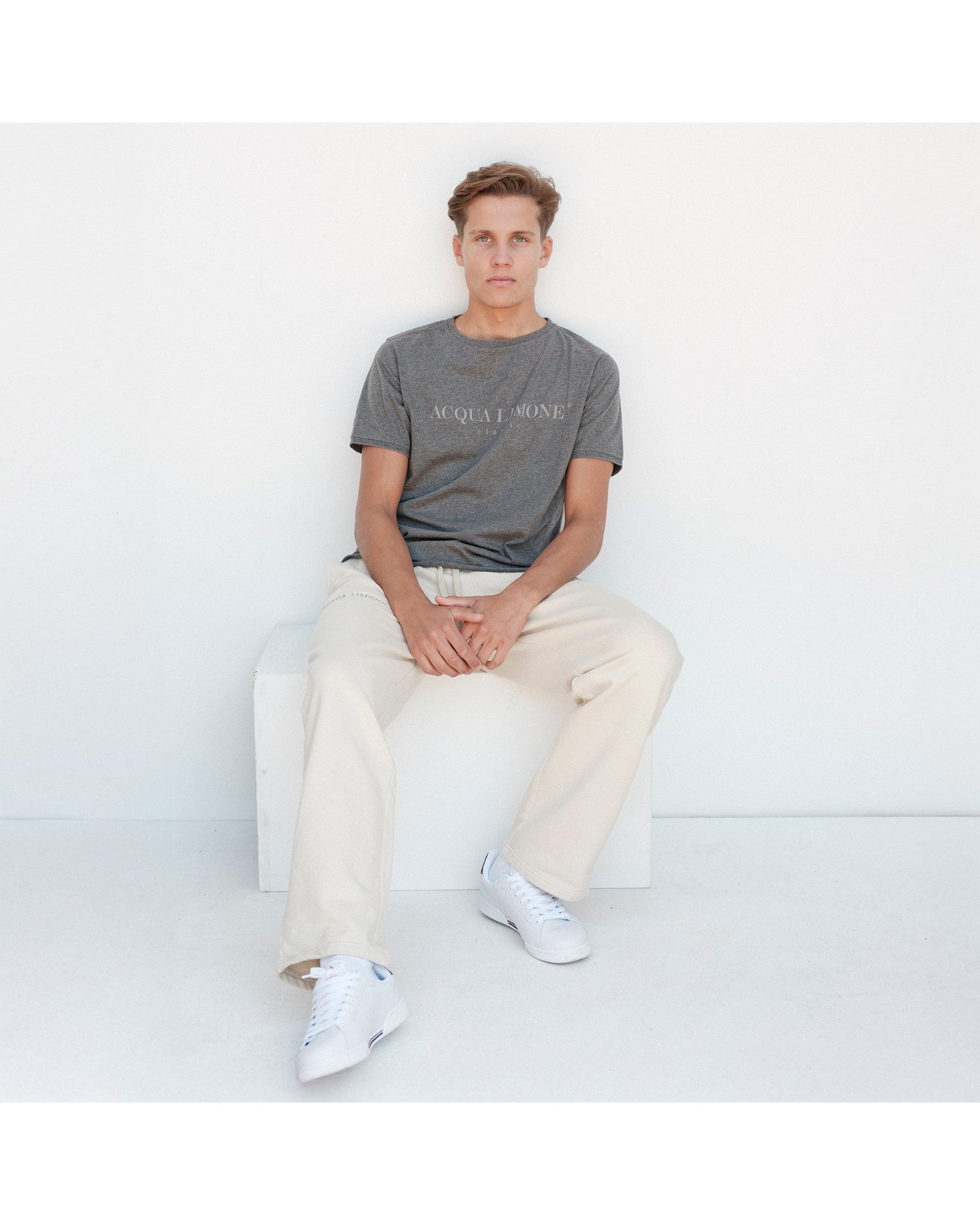 T-shirt Classic - Anthracite - Acqua Limone