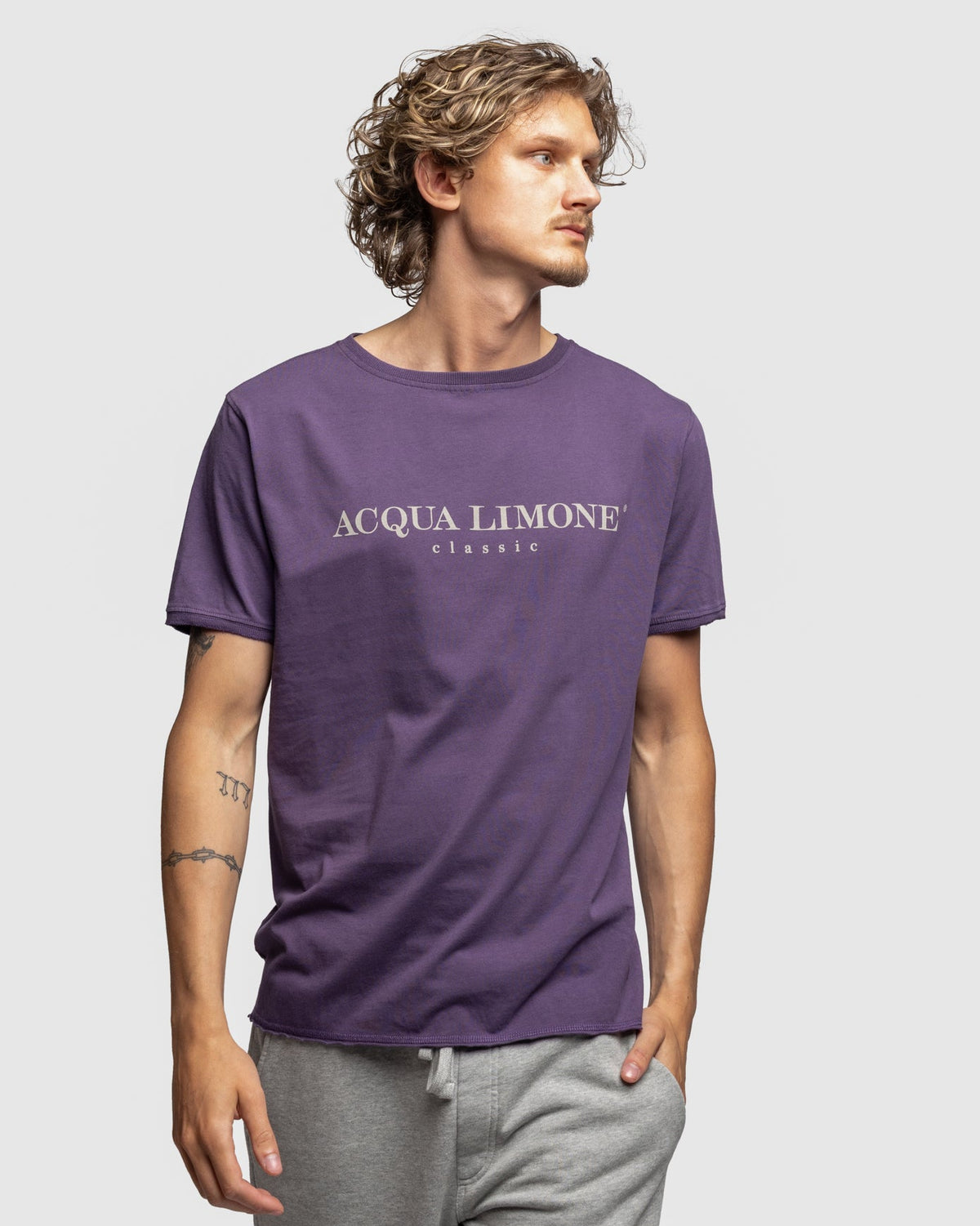 T-shirt Classic - Purple - Acqua Limone