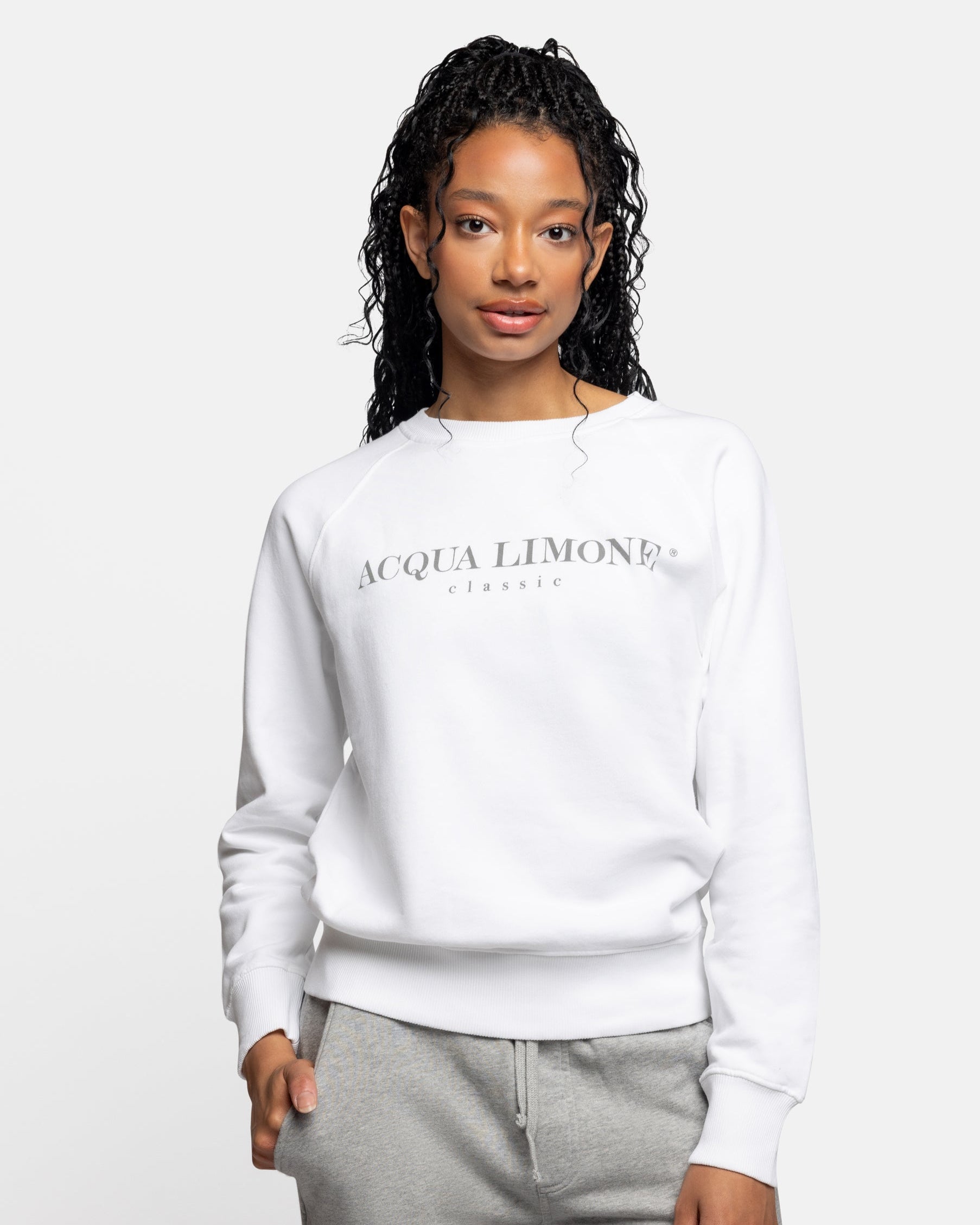 College Classic - White - Acqua Limone