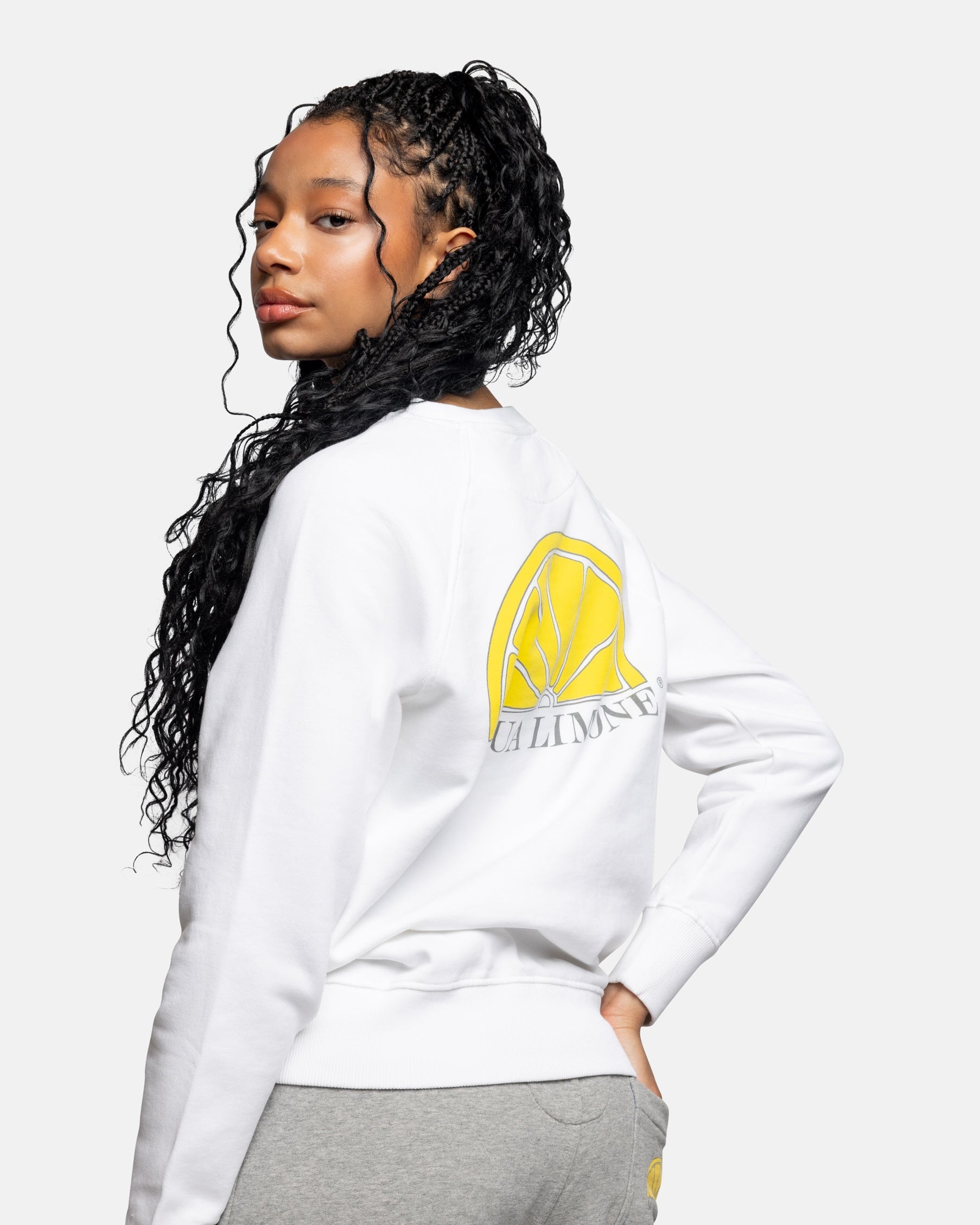 College Classic - White - Acqua Limone