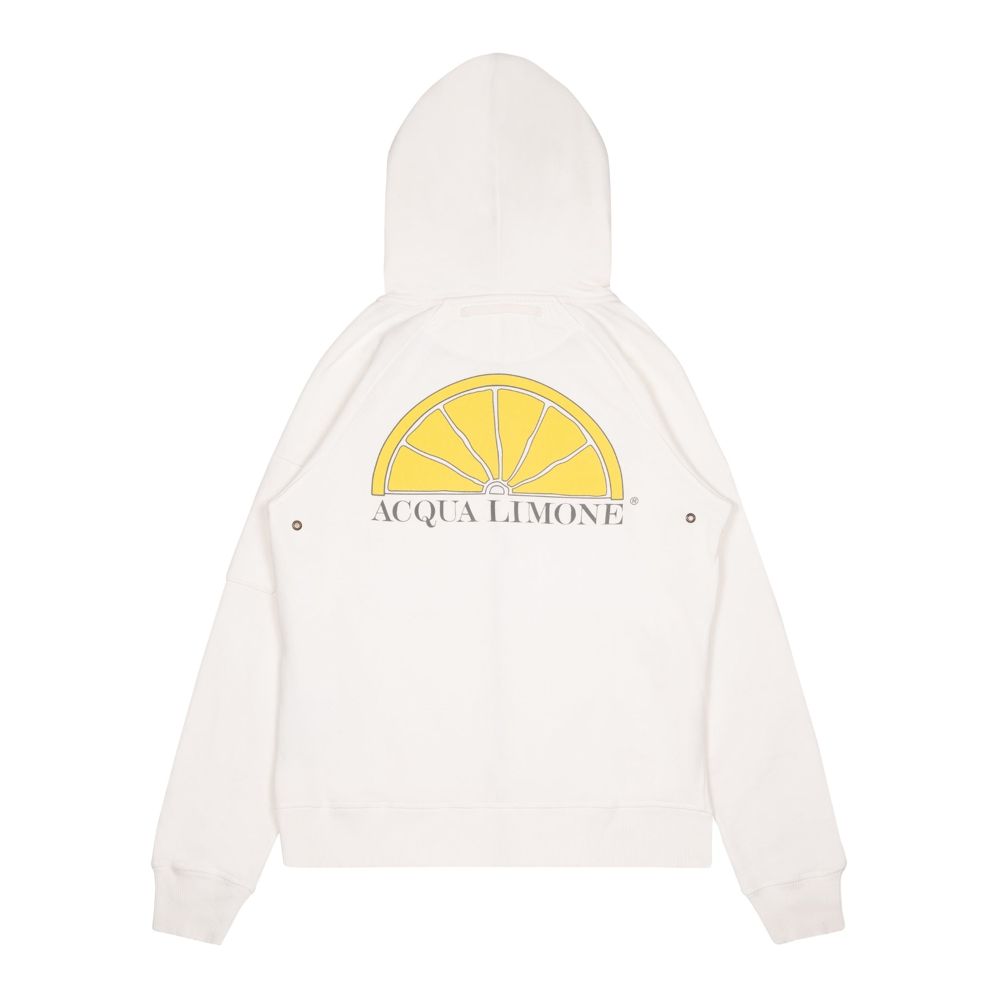 Hood Jacket Print - Off White - Acqua Limone