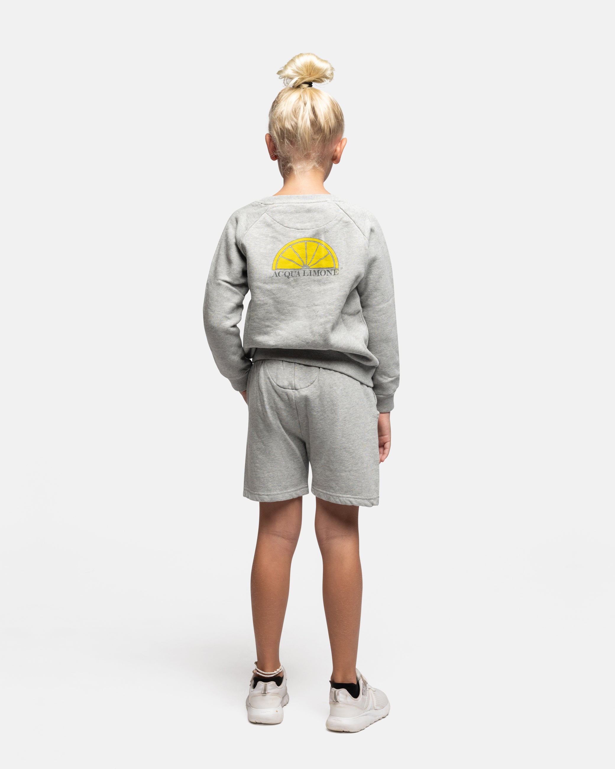 Kids Sweatshorts – American Grey - Acqua Limone