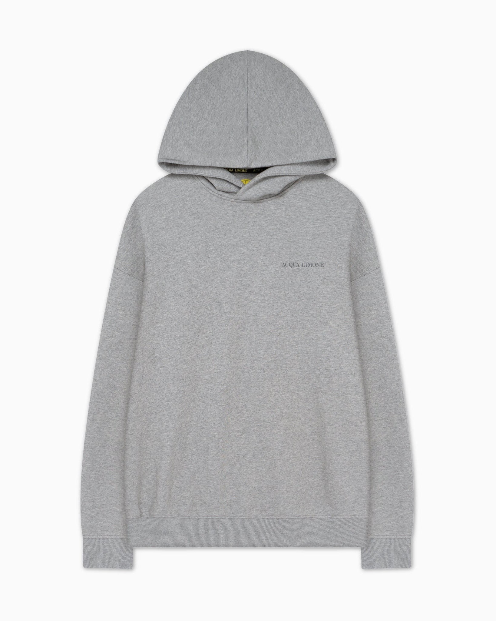 Oversized Hood - American Grey - Acqua Limone