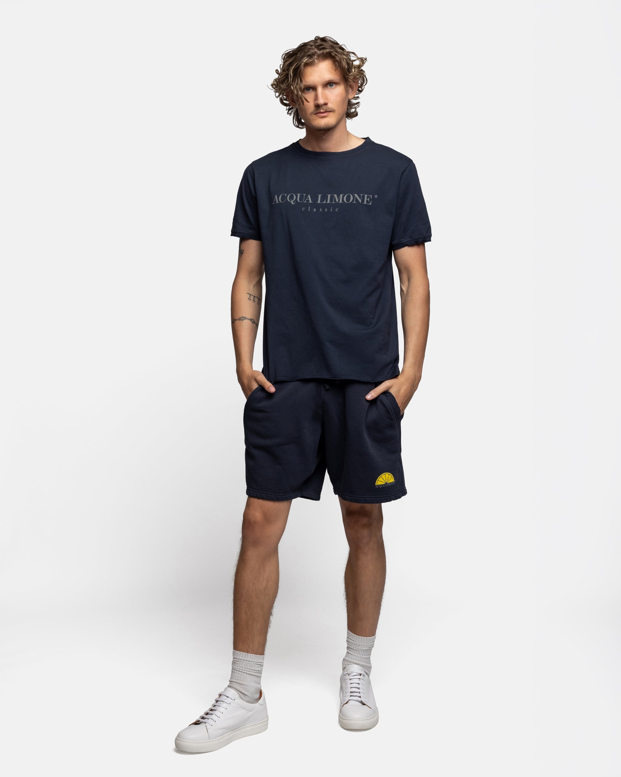 T-shirt Classic - Navy - Acqua Limone