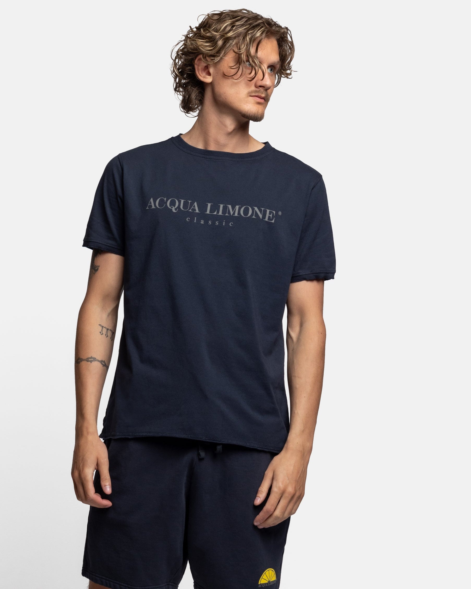 T-shirt Classic - Navy - Acqua Limone