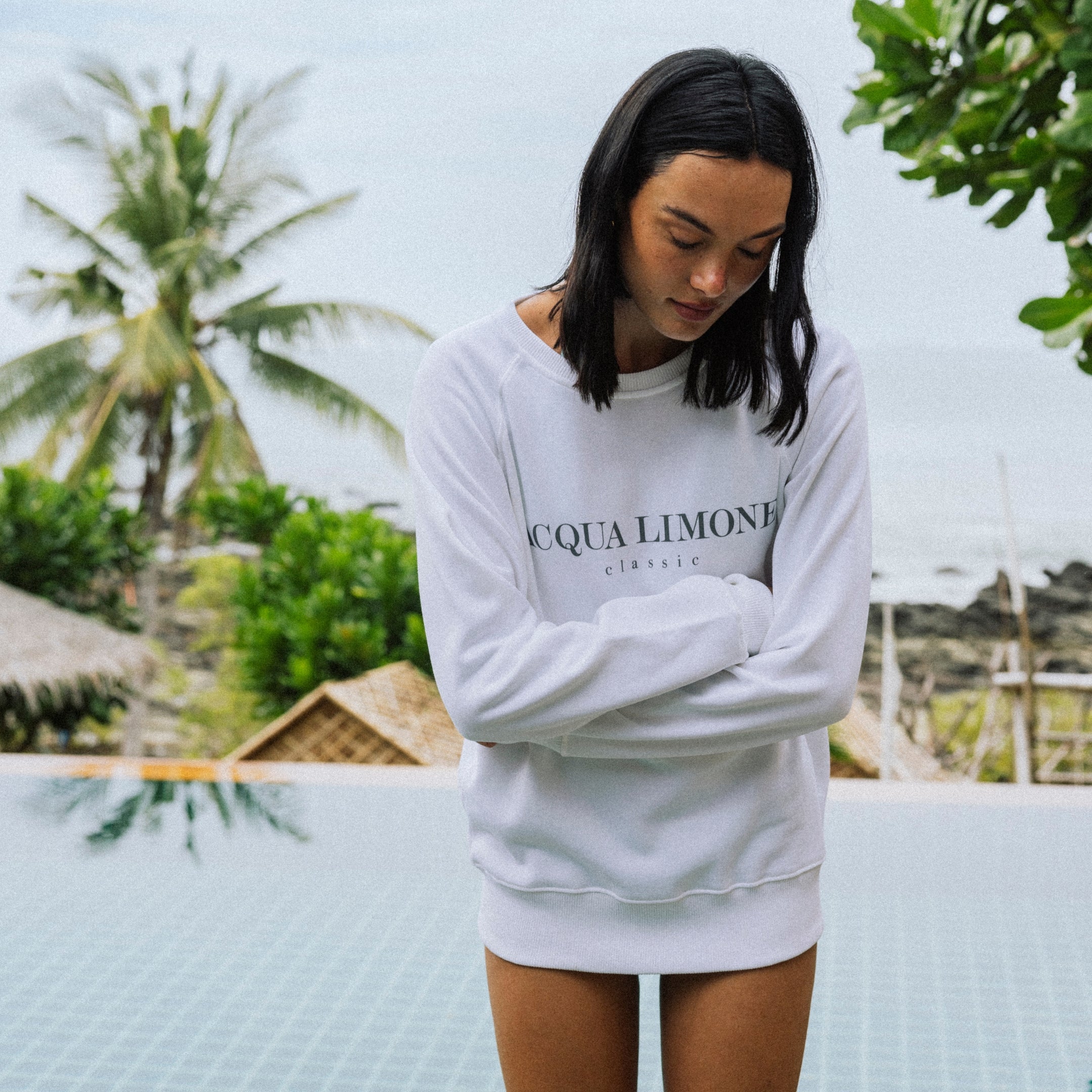 College Classic - White - Acqua Limone