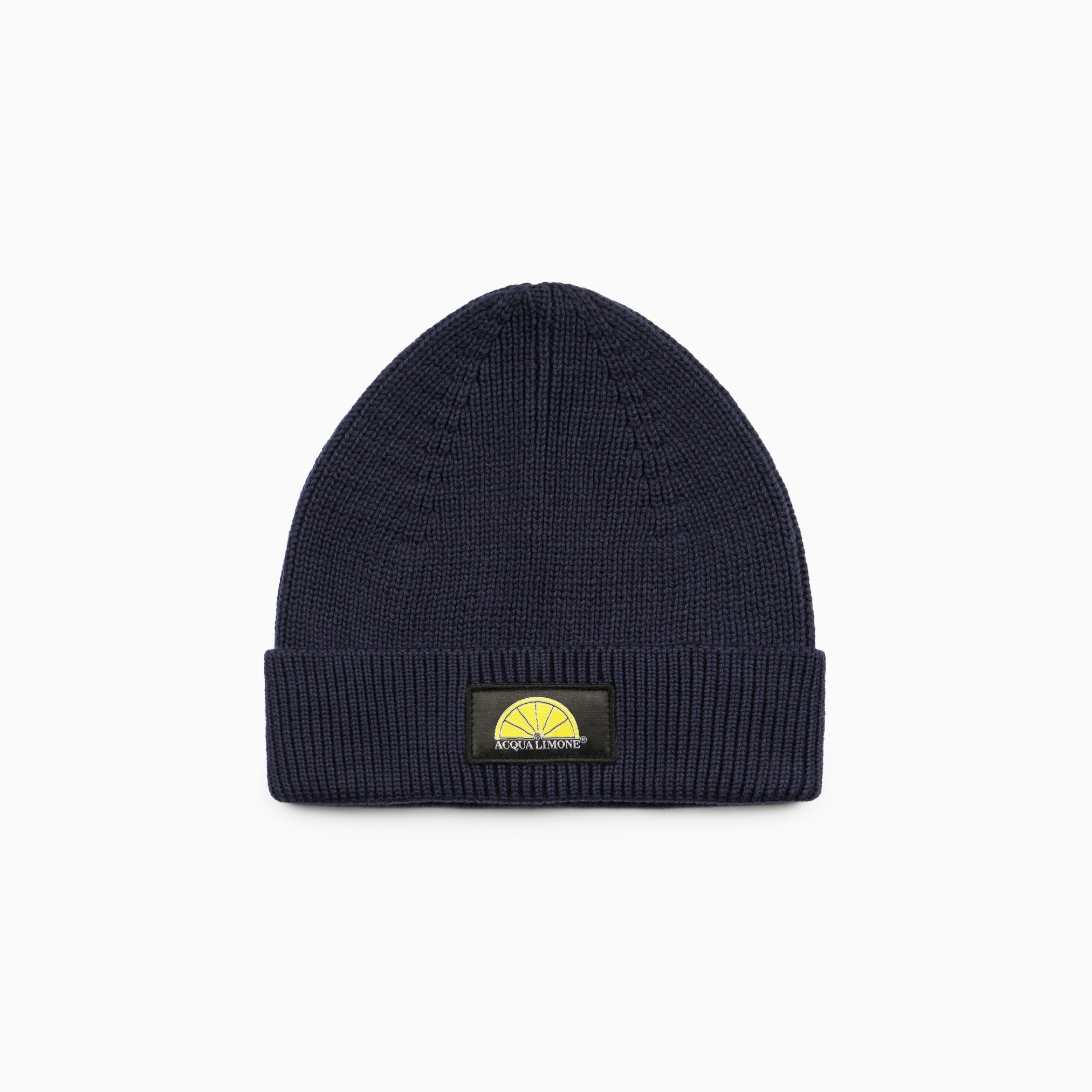 Heavy Cotton Beanie - Navy