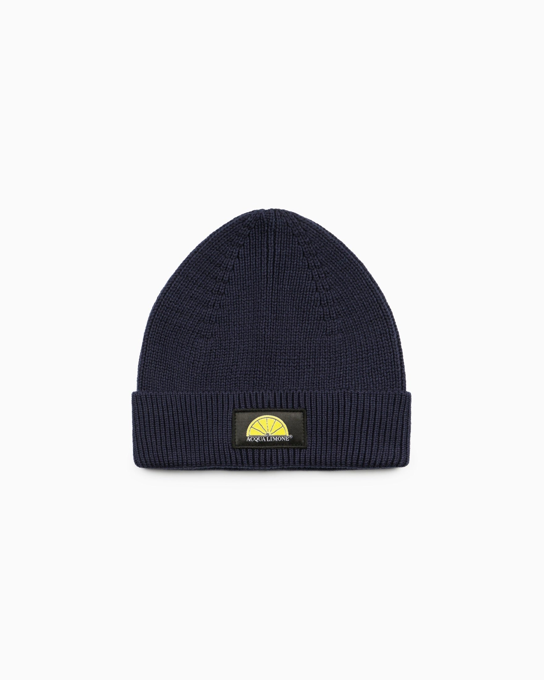 Heavy Cotton Beanie - Navy - Acqua Limone