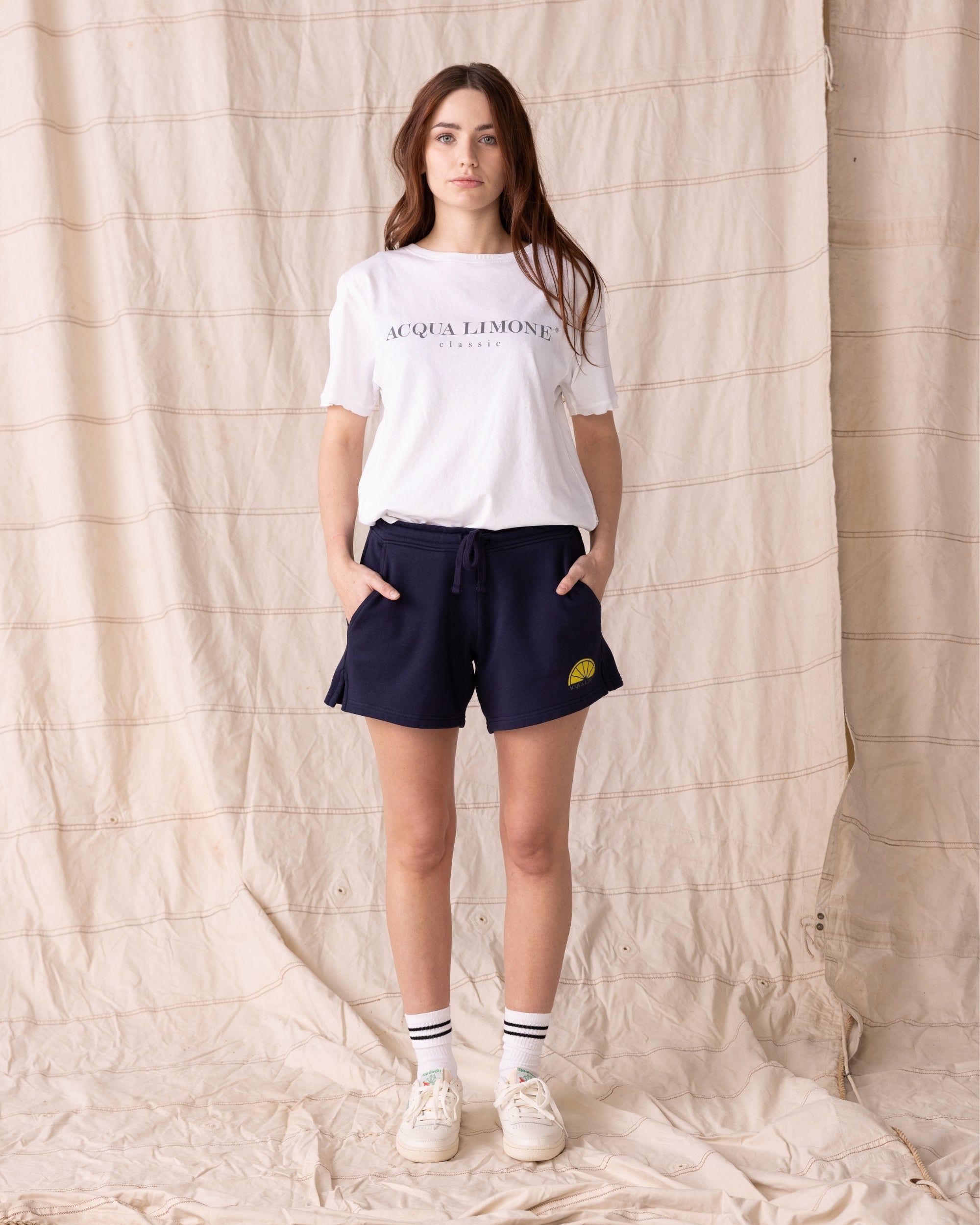 Donna Sweatshorts - Navy - Acqua Limone