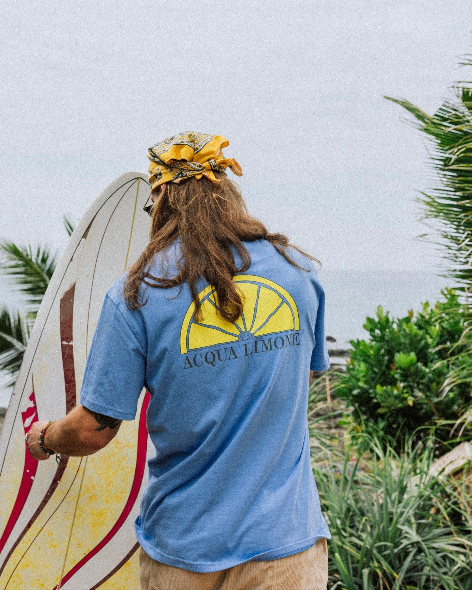 Heavy Tee - Corn Blue - Acqua Limone