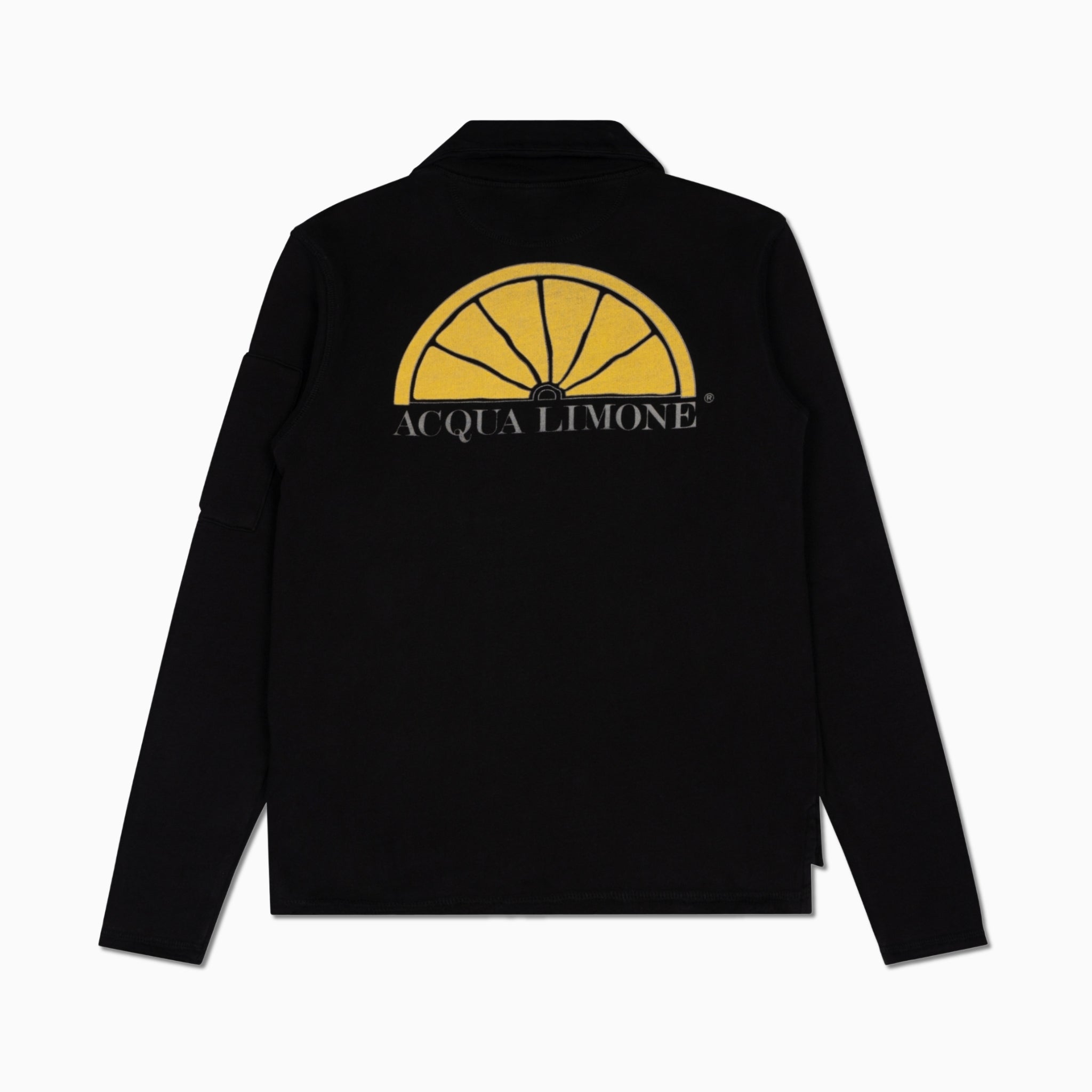 High Neck Button - Black - Acqua Limone