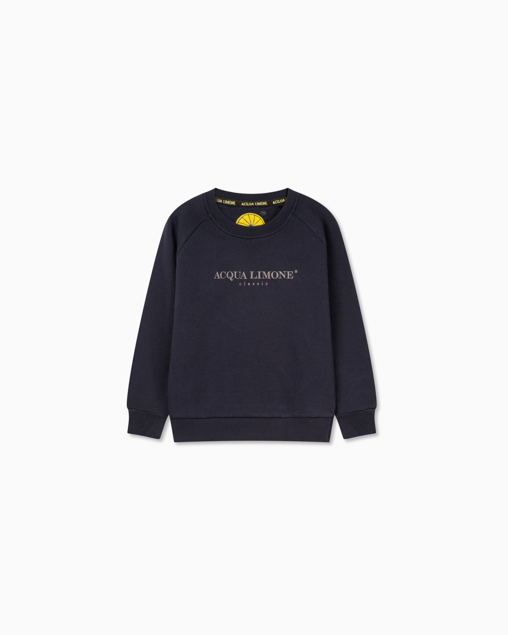 Kids College Sweatshirt – Navy - Acqua Limone