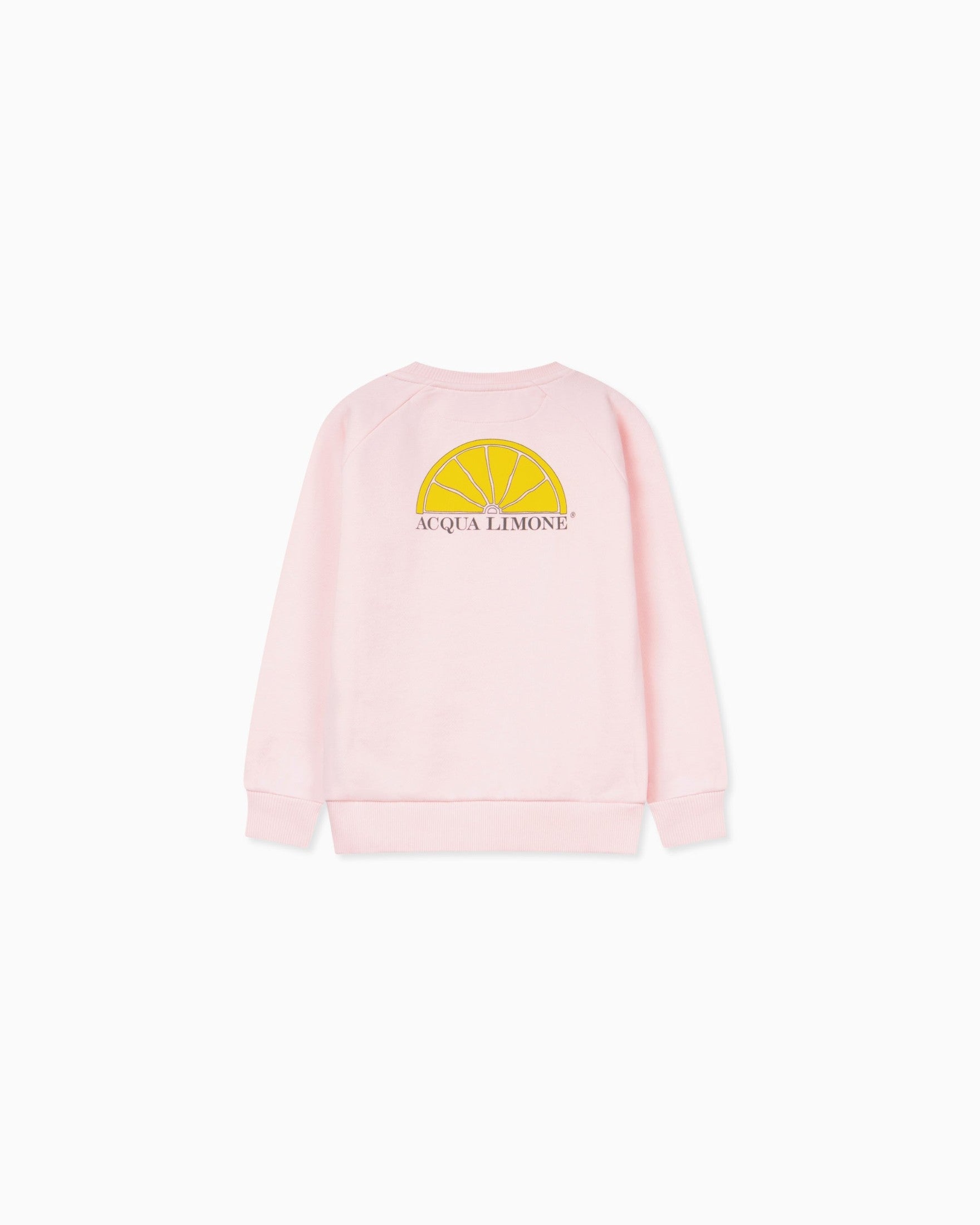 Kids College Sweatshirt – Pale Pink - Acqua Limone