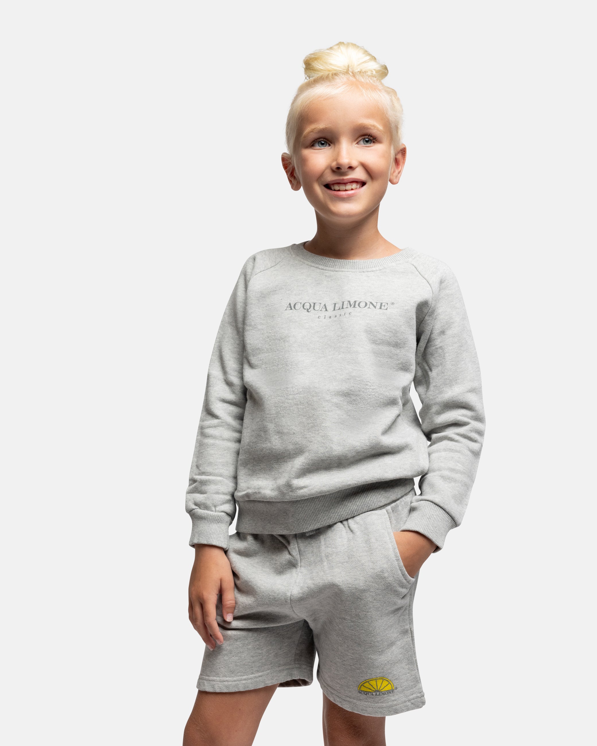 Kids Sweatshorts – American Grey