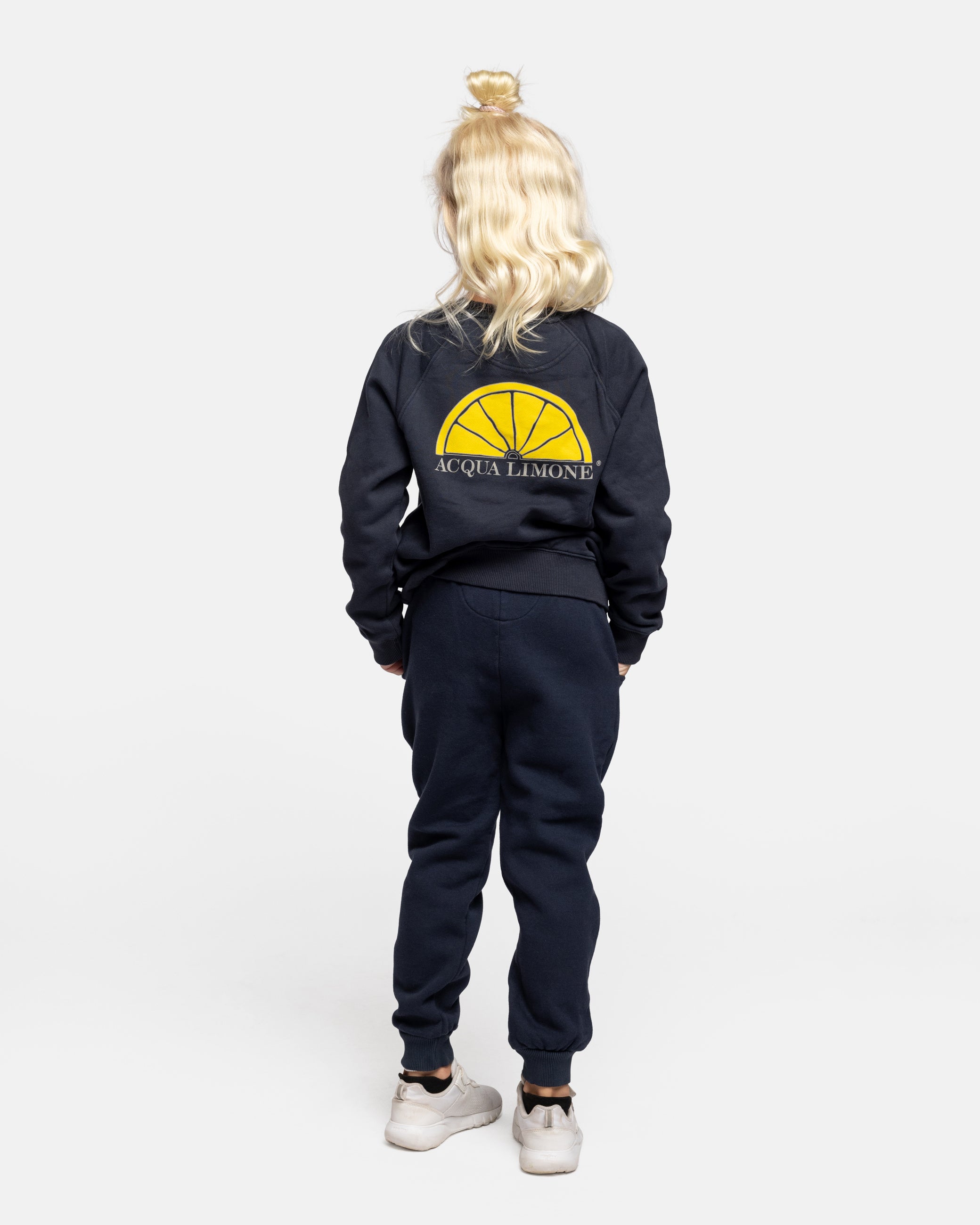 Kids College Sweatshirt – Navy - Acqua Limone