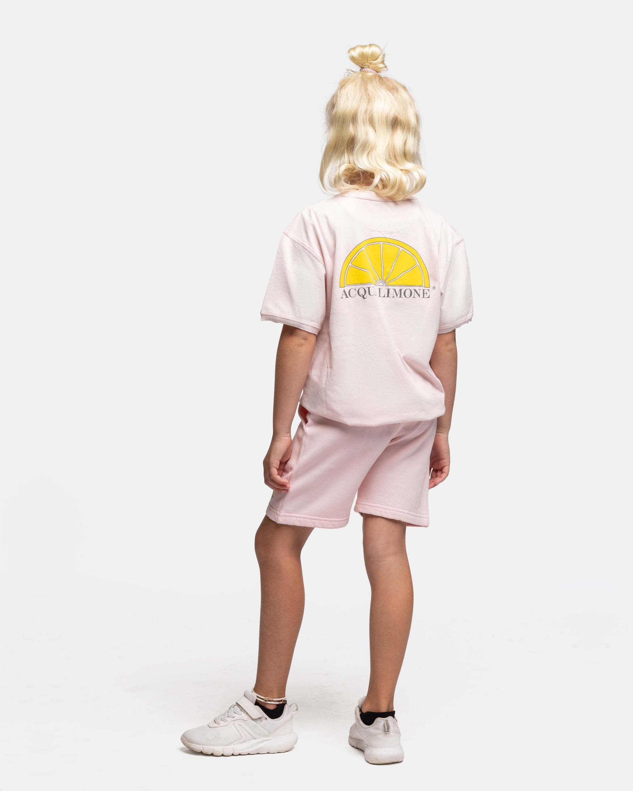 Kids T-shirt – Pale Pink - Acqua Limone
