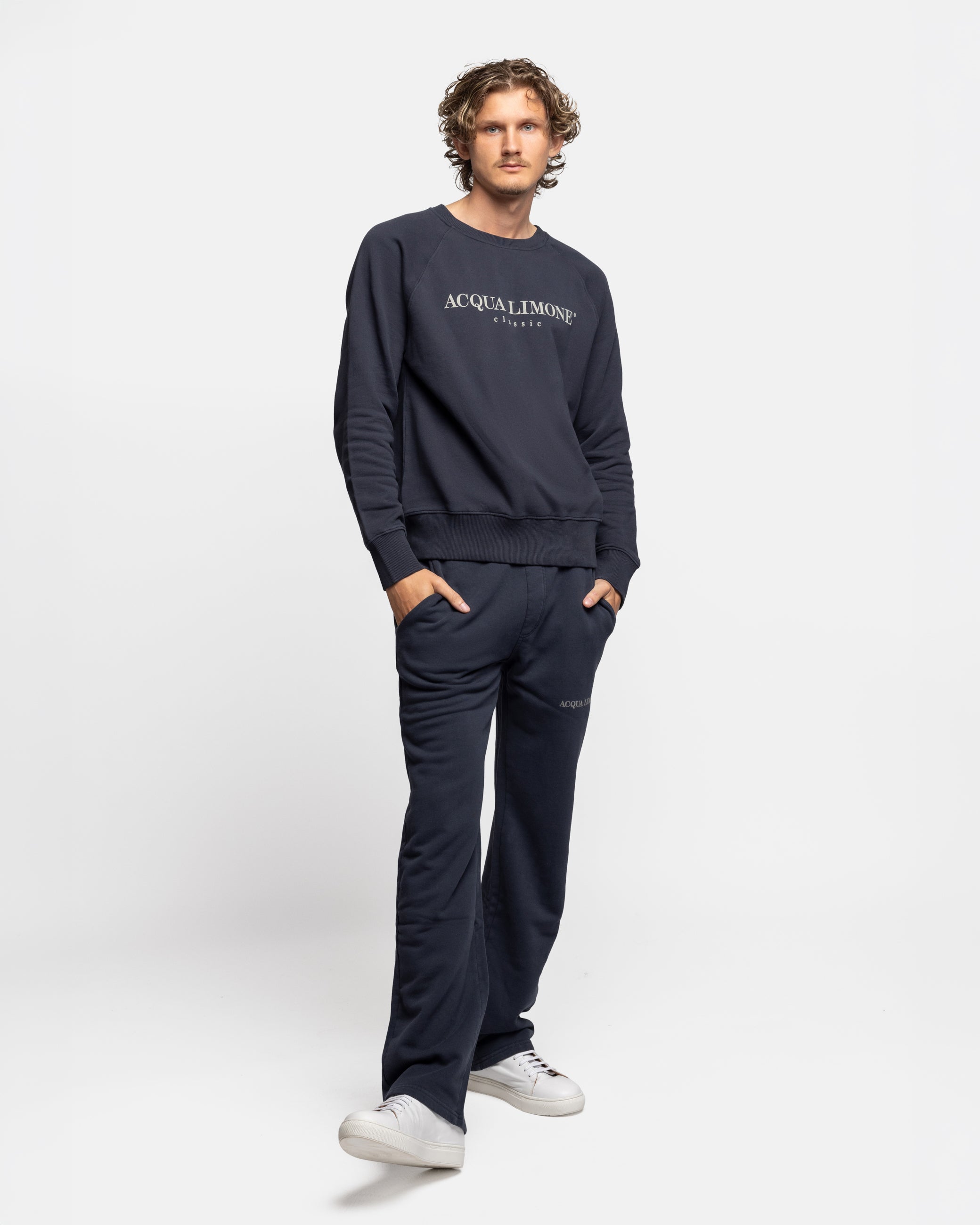 Sweatpants - Navy - Acqua Limone