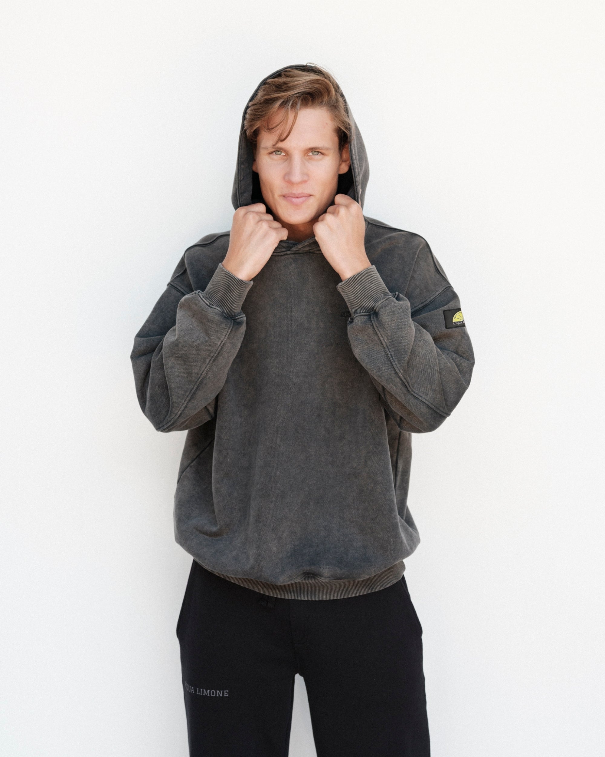 Washed Hoodie - Black