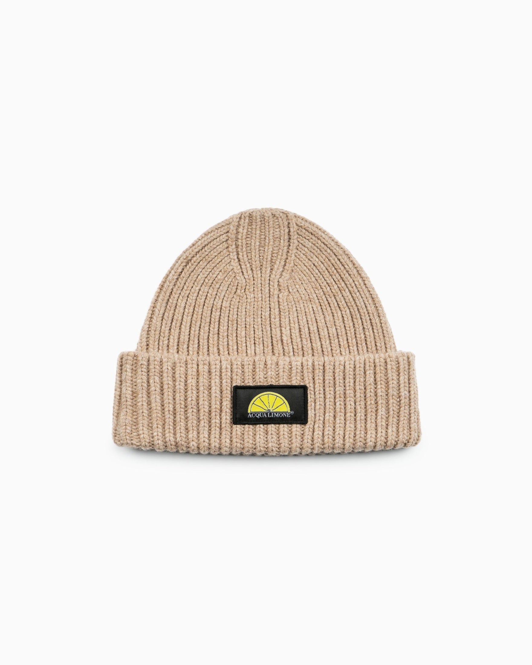 Soft Knit Beanie - Khaki - Acqua Limone