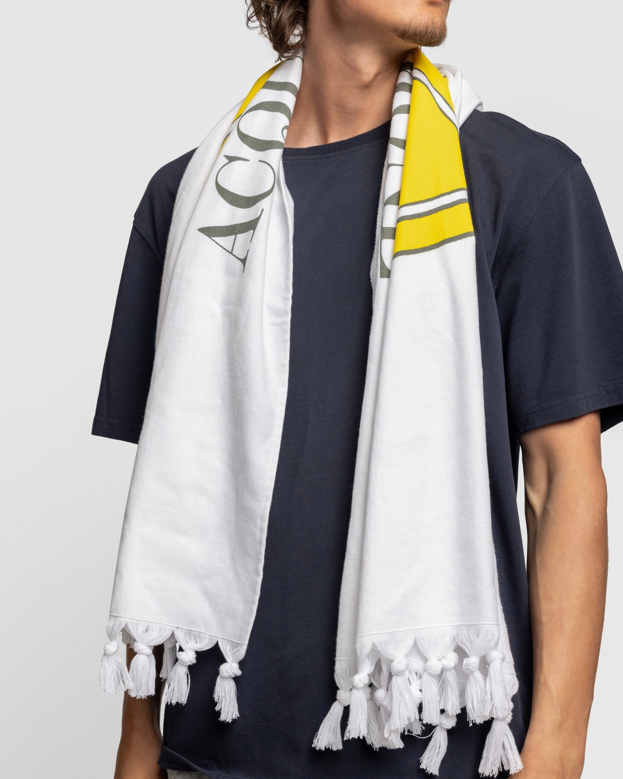 Alassio Towel - White - Acqua Limone