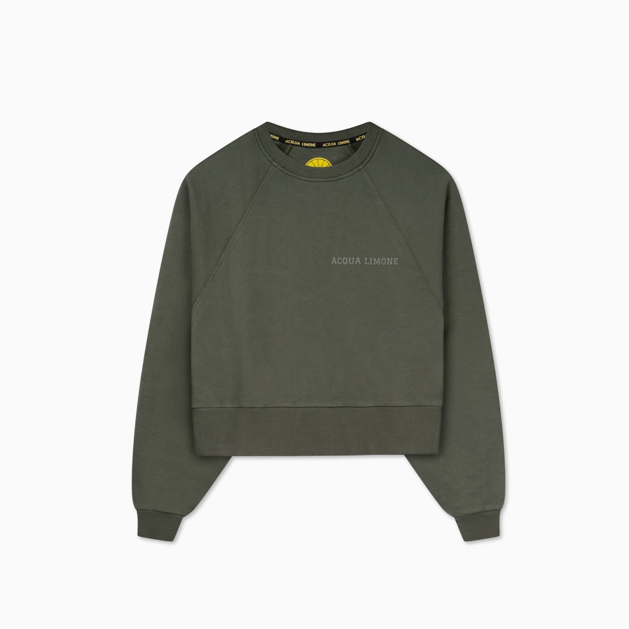 Cropped Ivy Sweater - Forest Green