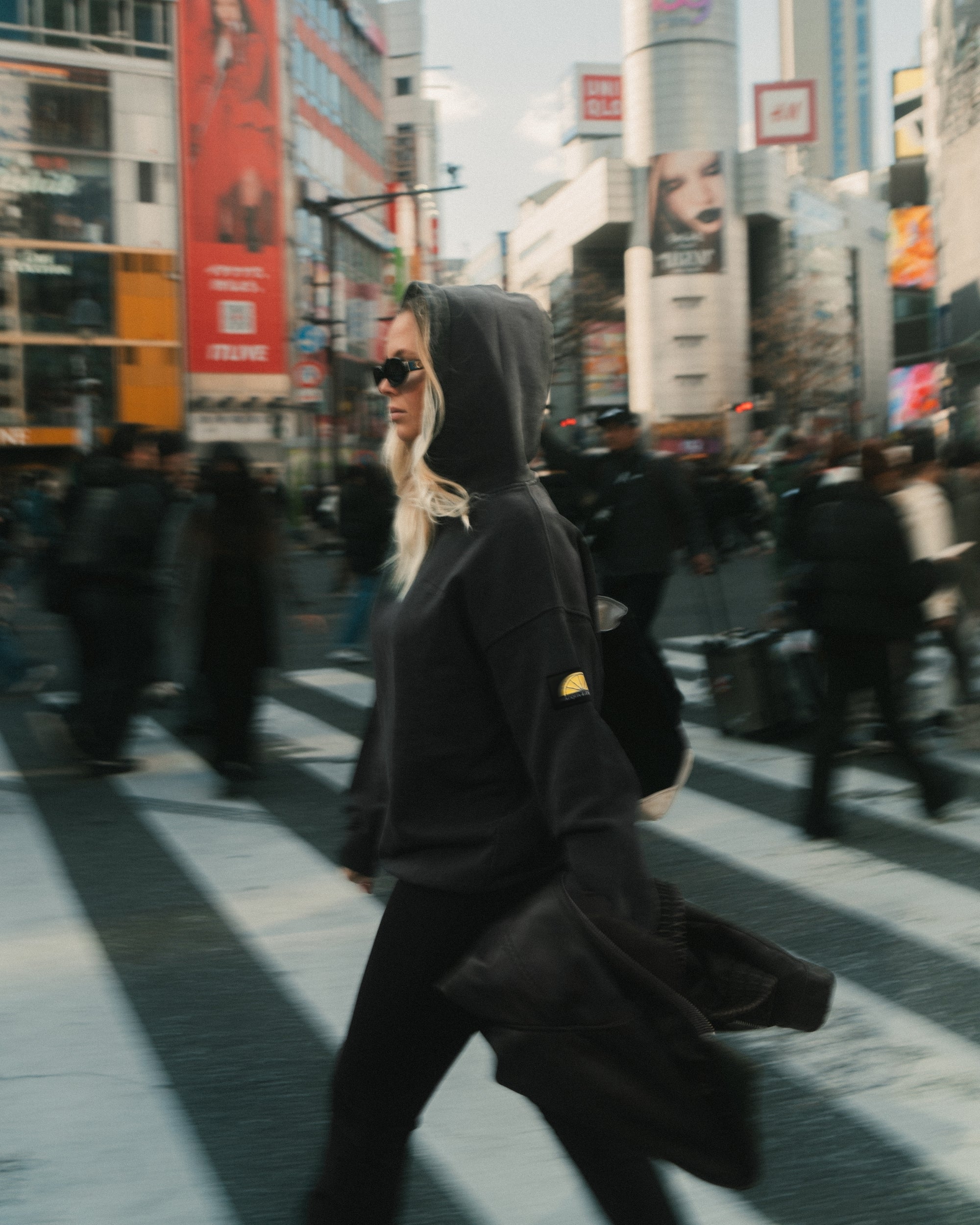 Washed Hoodie - Black - Acqua Limone