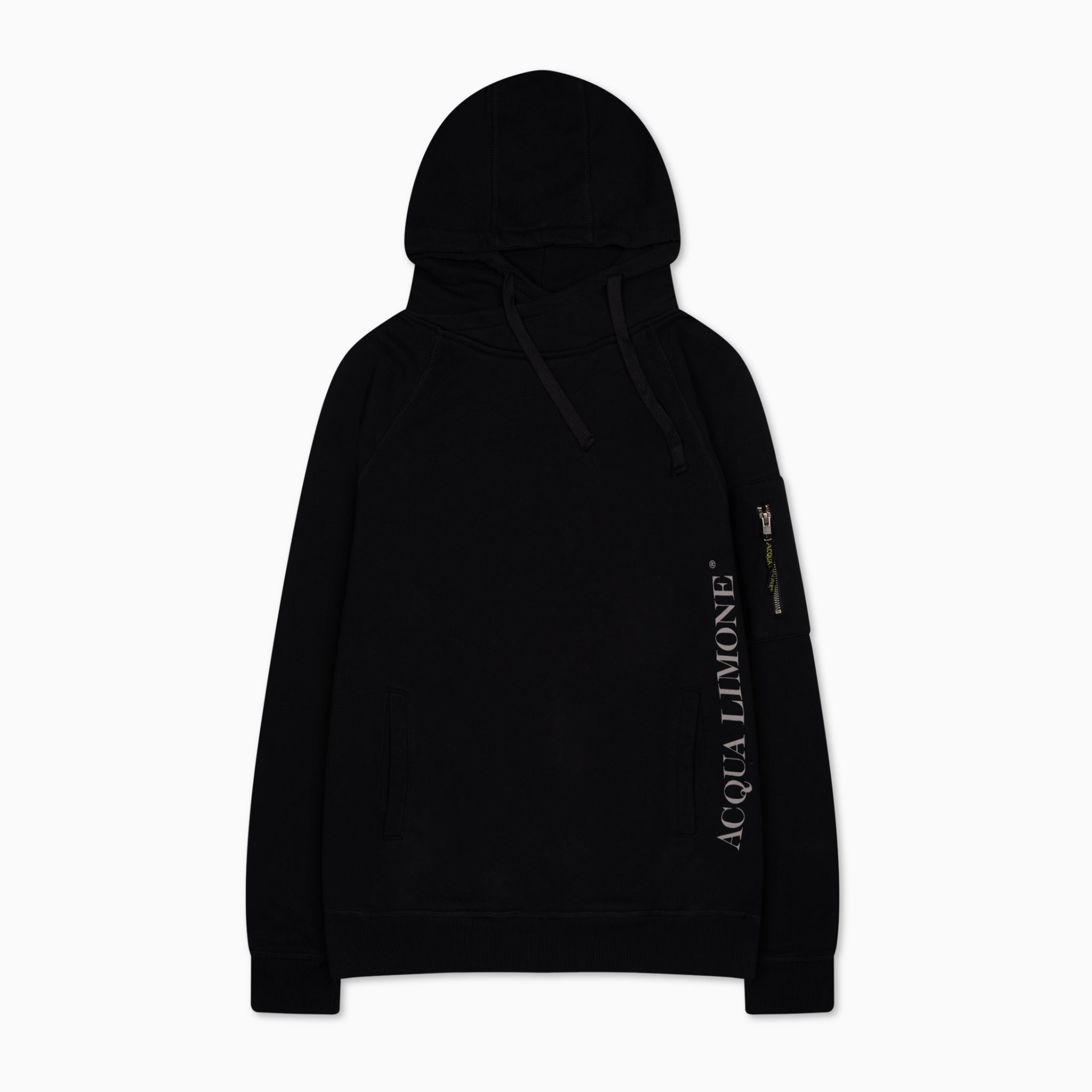 Hood Sweat - Black - Acqua Limone