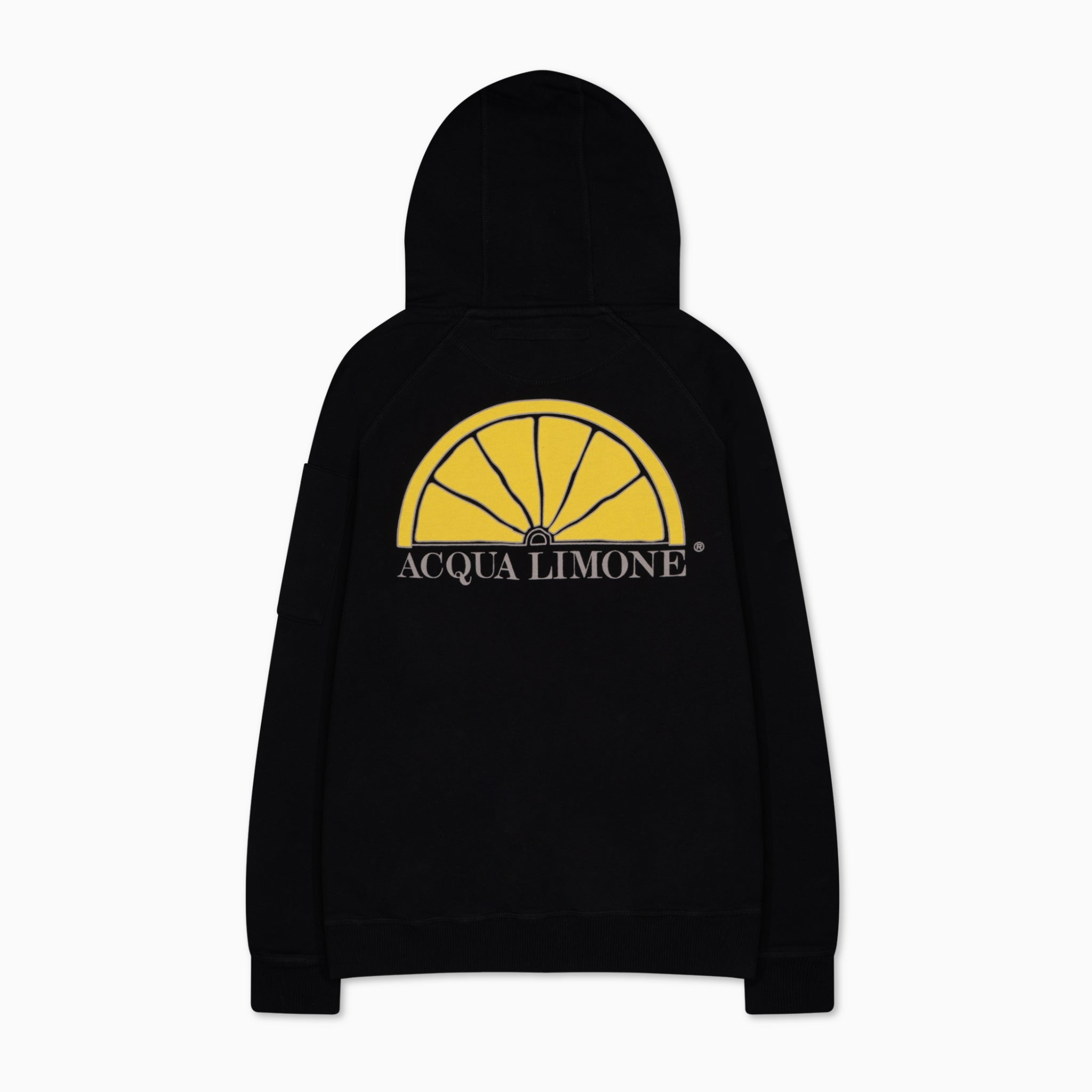 Hood Sweat - Black - Acqua Limone