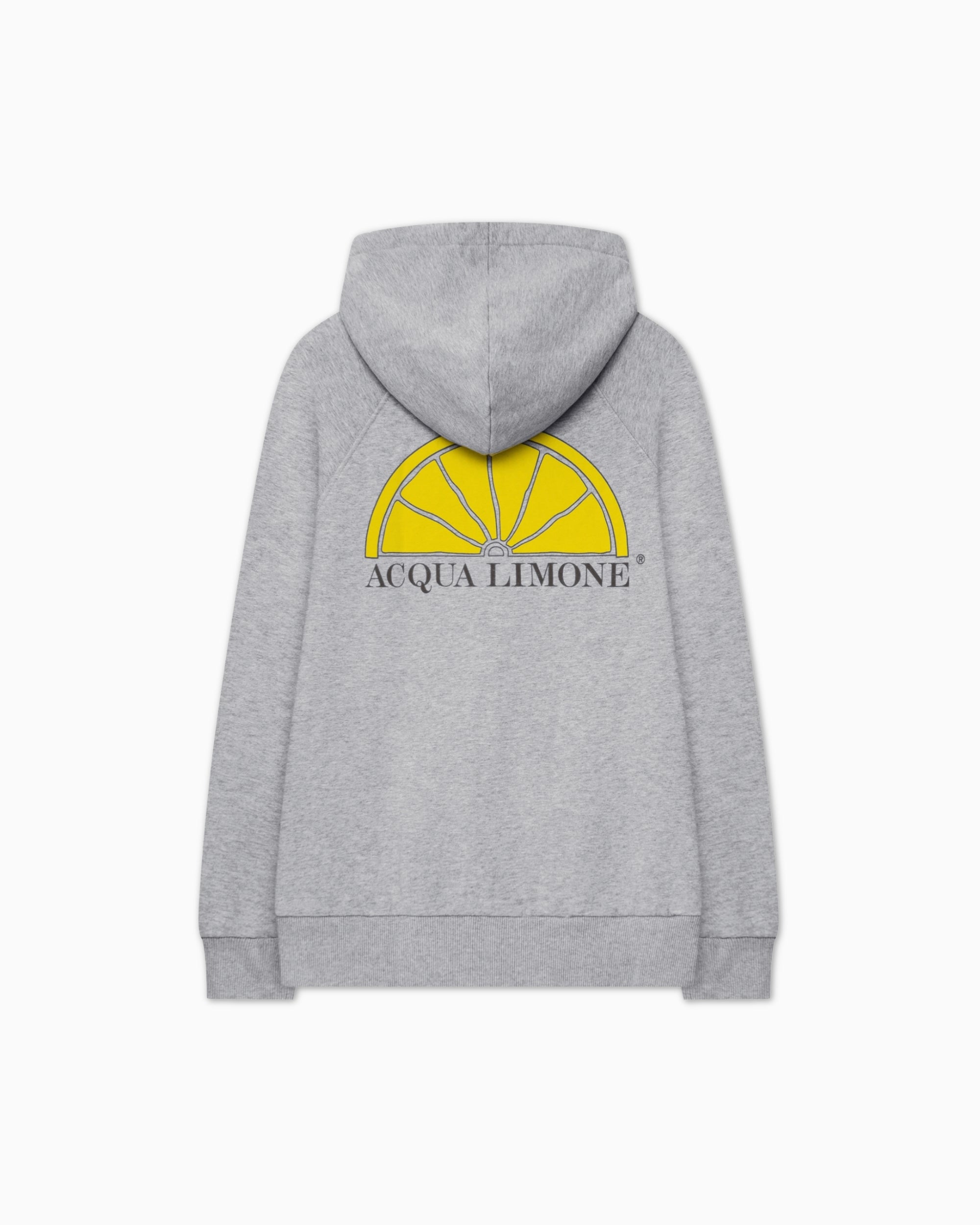Zip Hoodie - American Grey - Acqua Limone