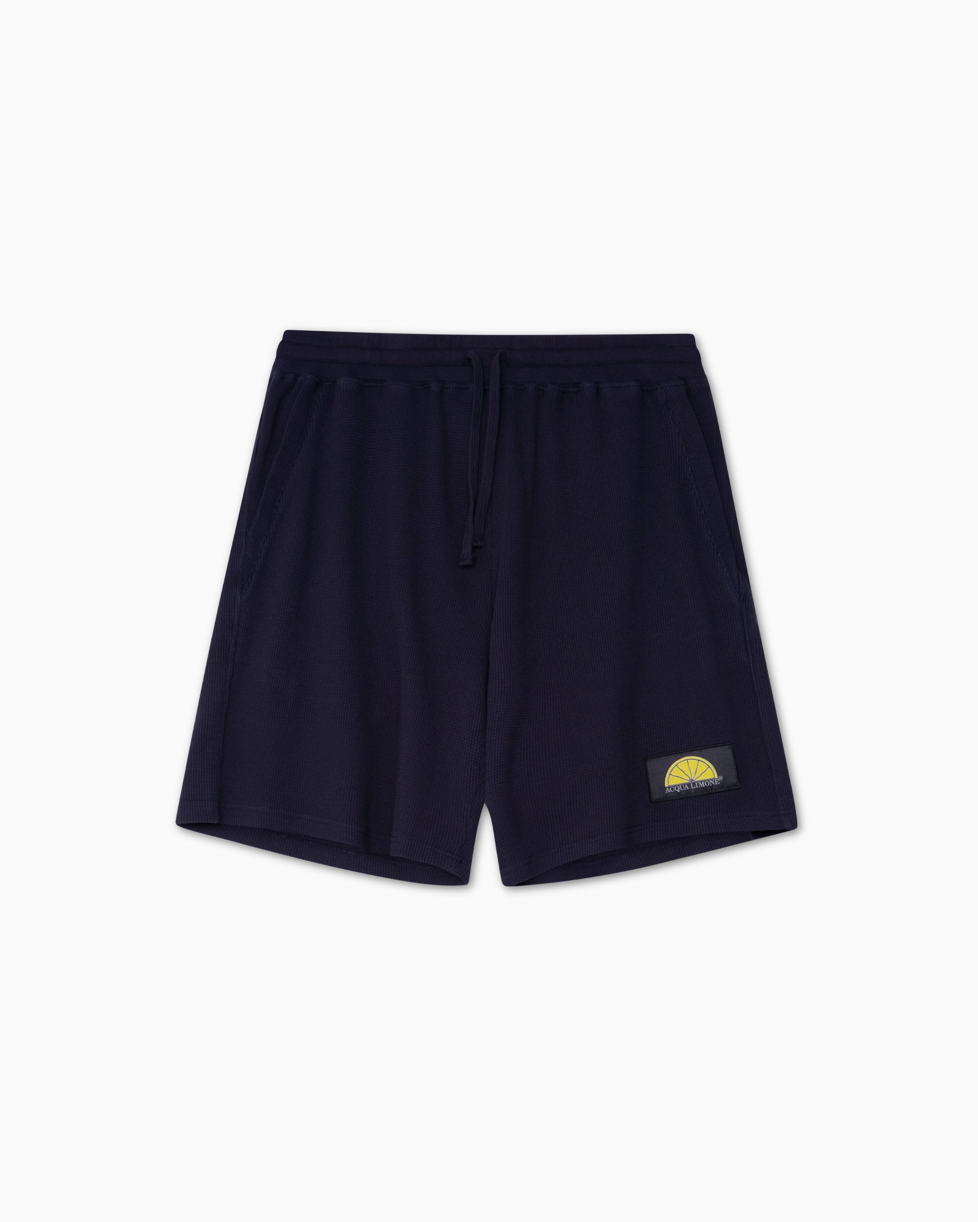 Alassio Waffle Shorts - Navy - Acqua Limone