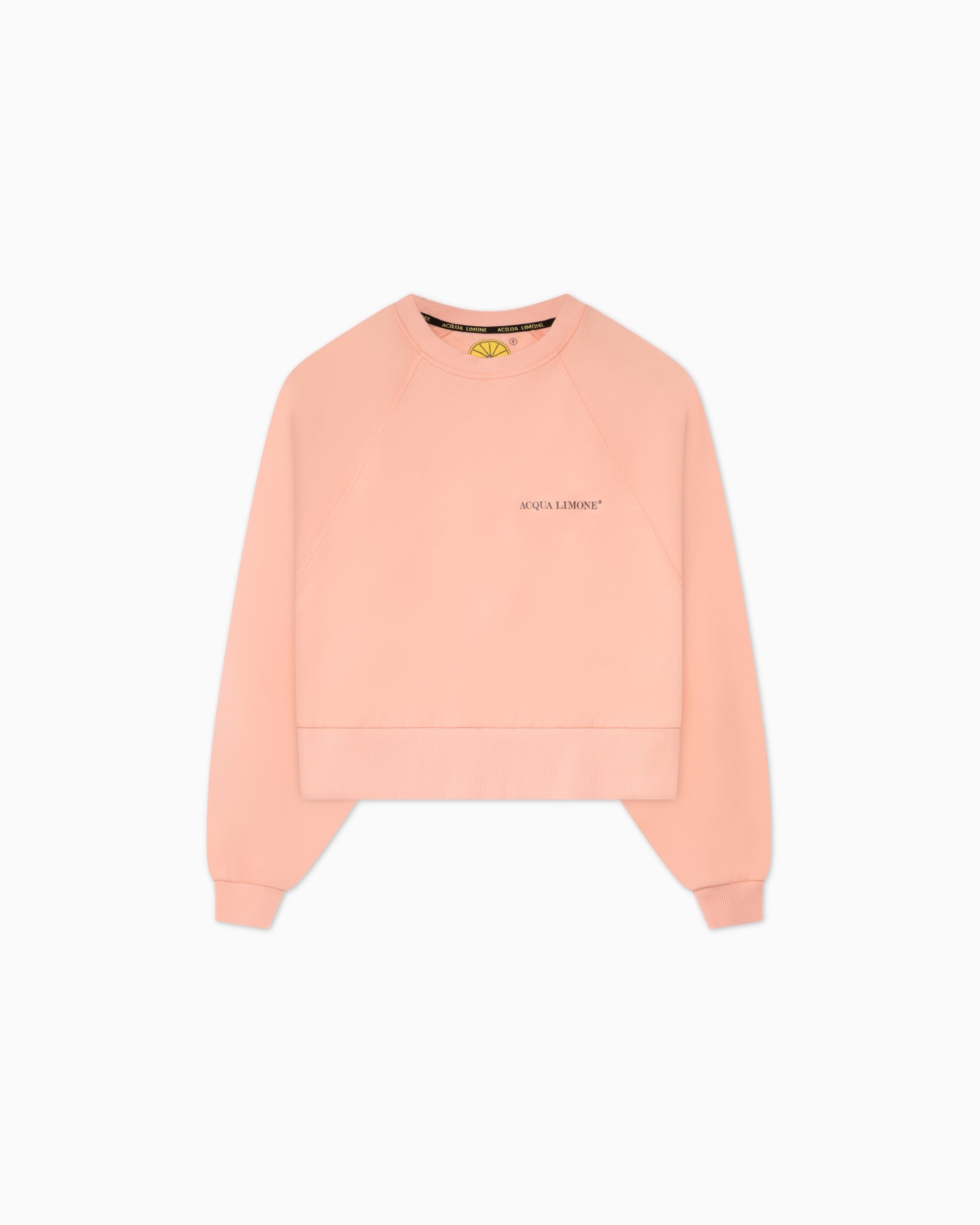 Cropped Sweater - Peach - Acqua Limone