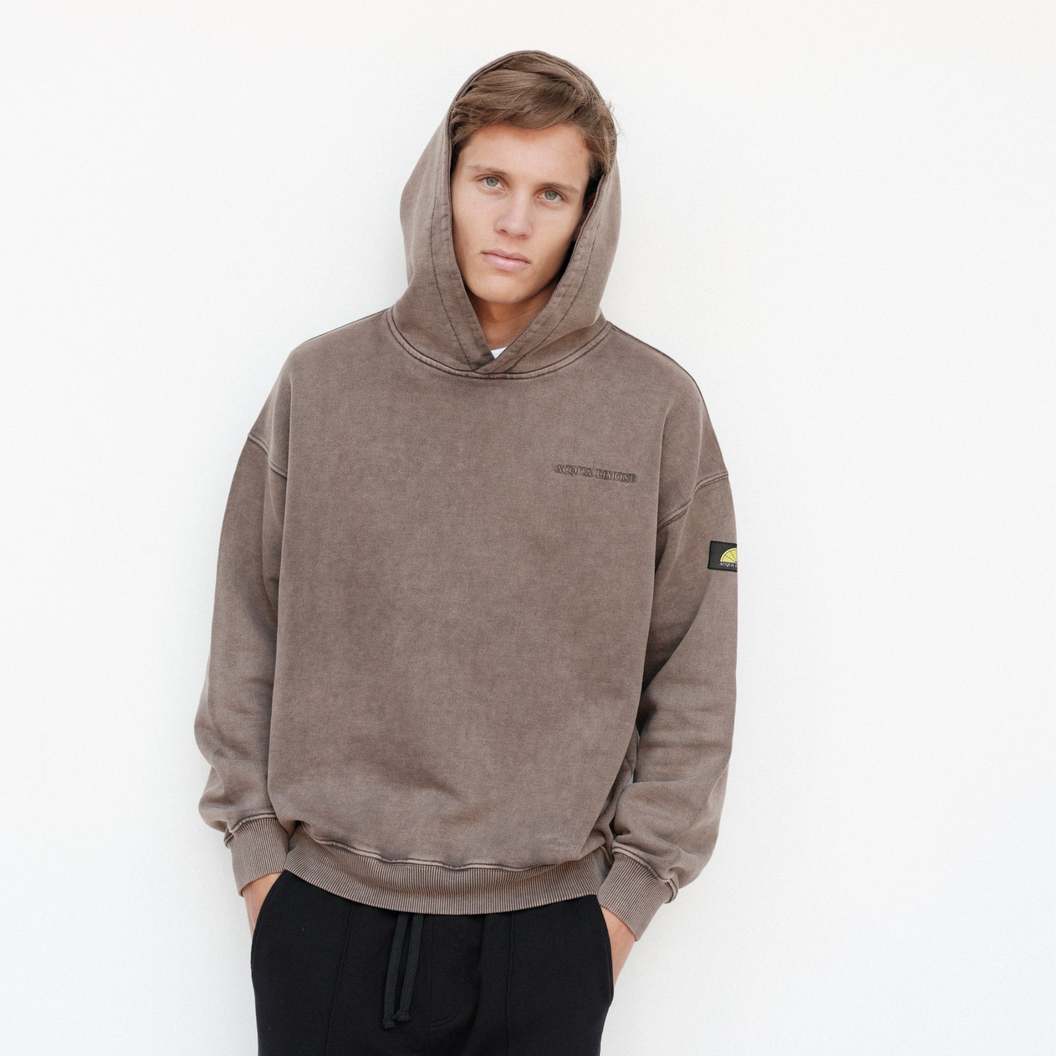 Washed Hoodie - Nut Brown