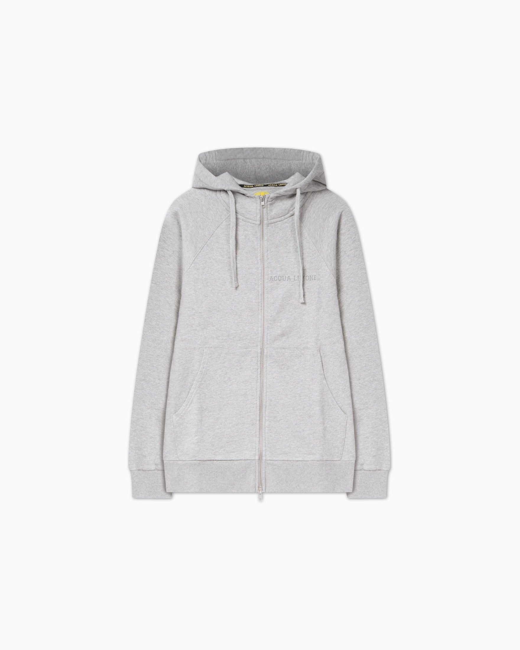 Ivy Zip Hoodie - American Grey - Acqua Limone