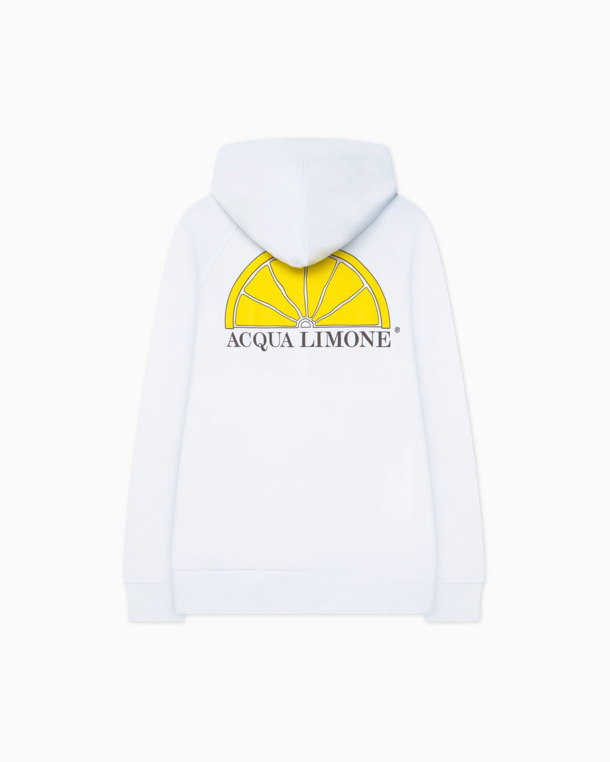 Zip Hoodie - White - Acqua Limone
