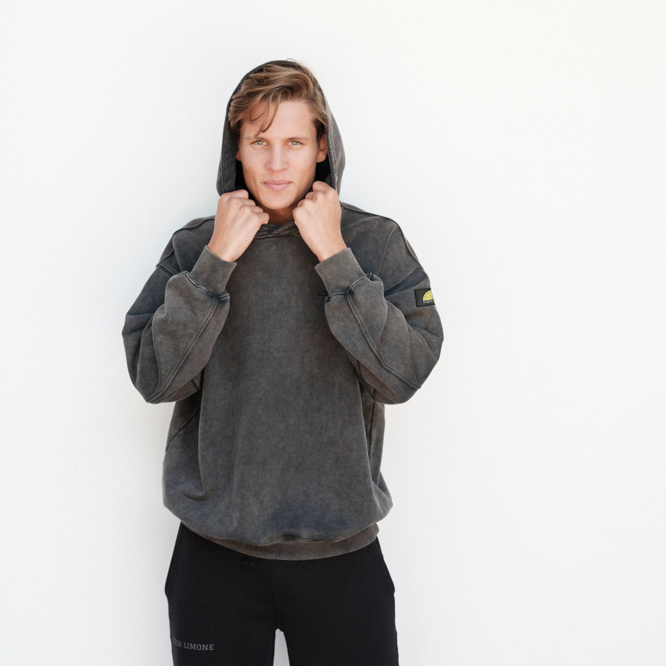 Washed Hoodie - Black